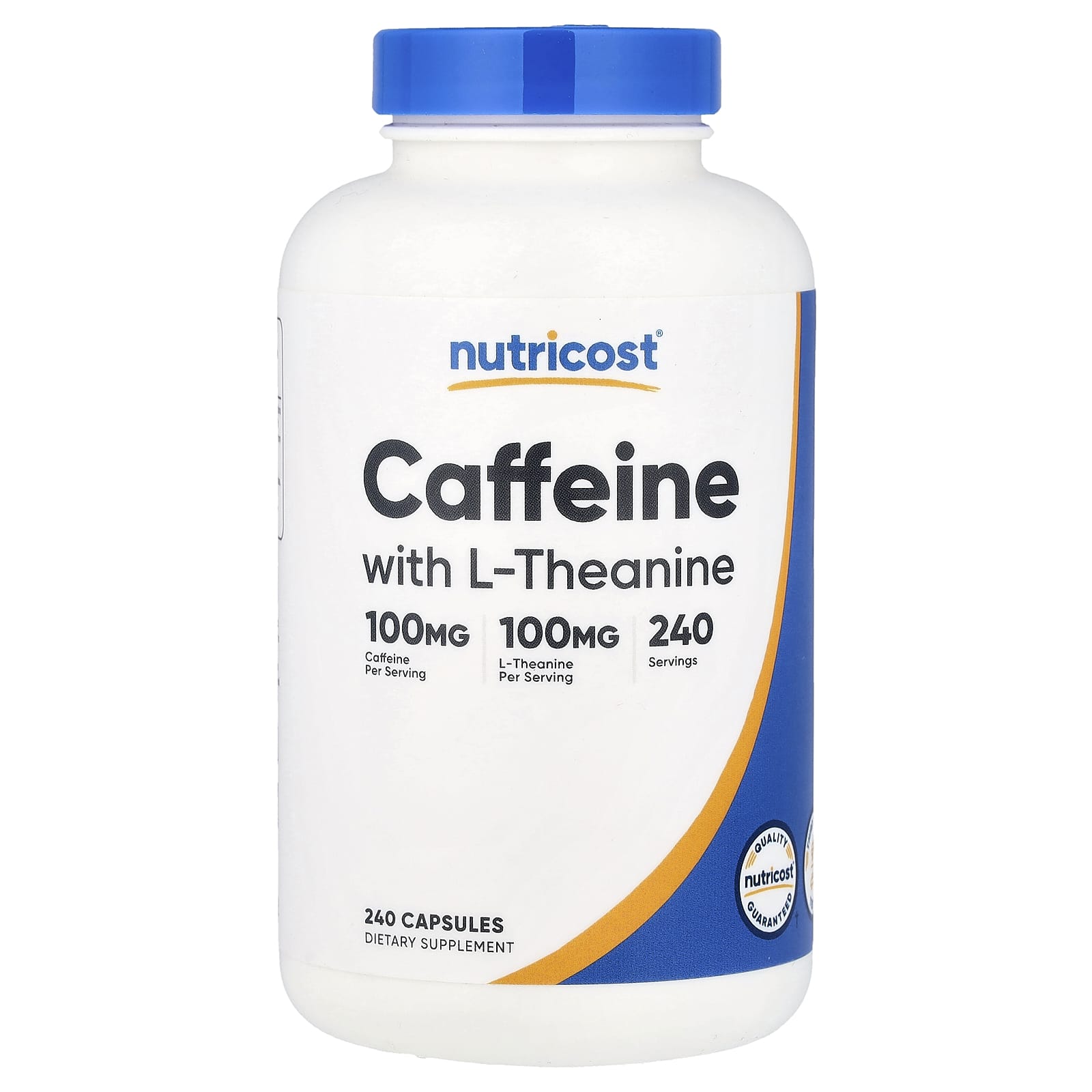 Nutricost Caffeine with L-Theanine – 240 gélules — Tunisie