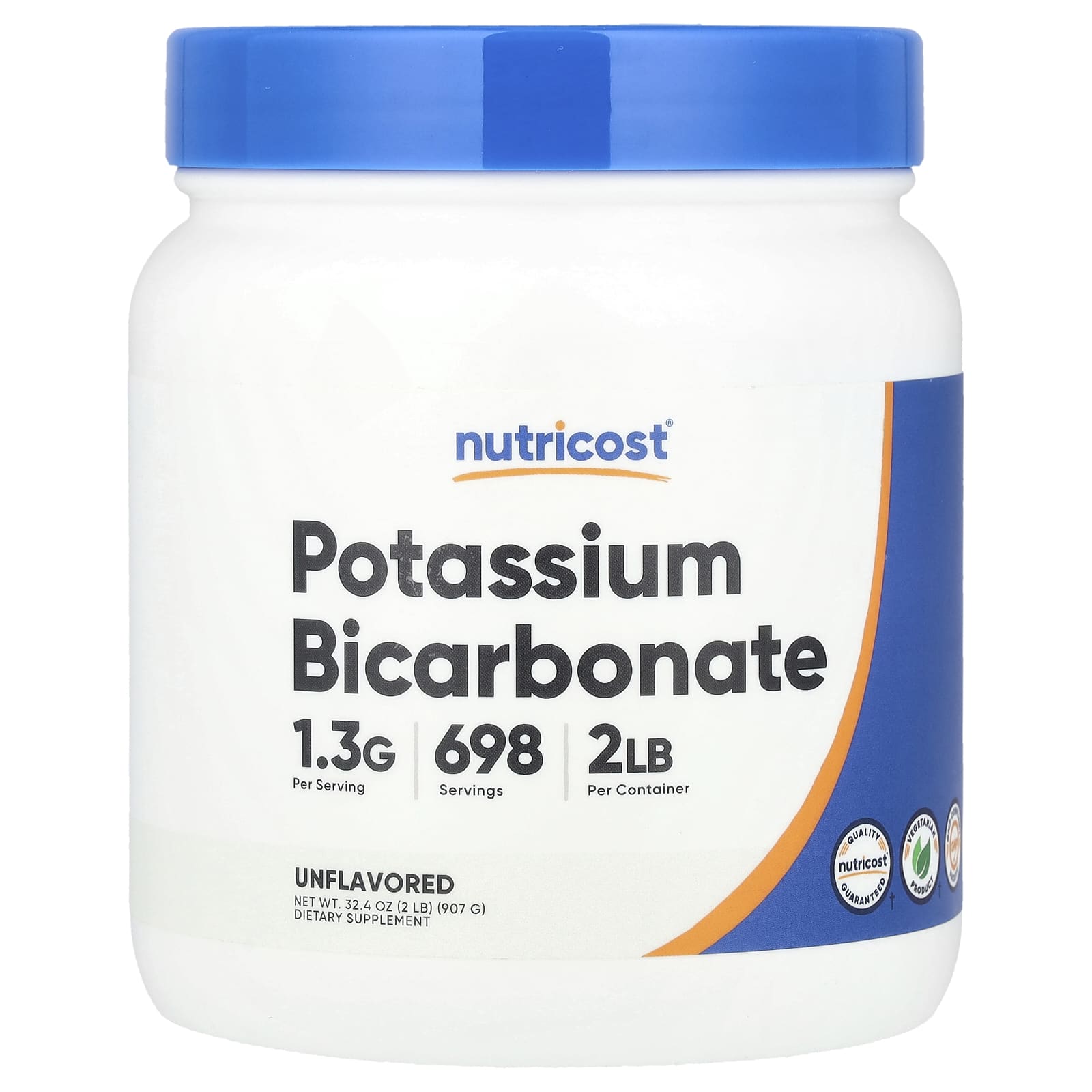 Nutricost Potassium Bicarbonate – Sans arôme – 907 g — Tunisie