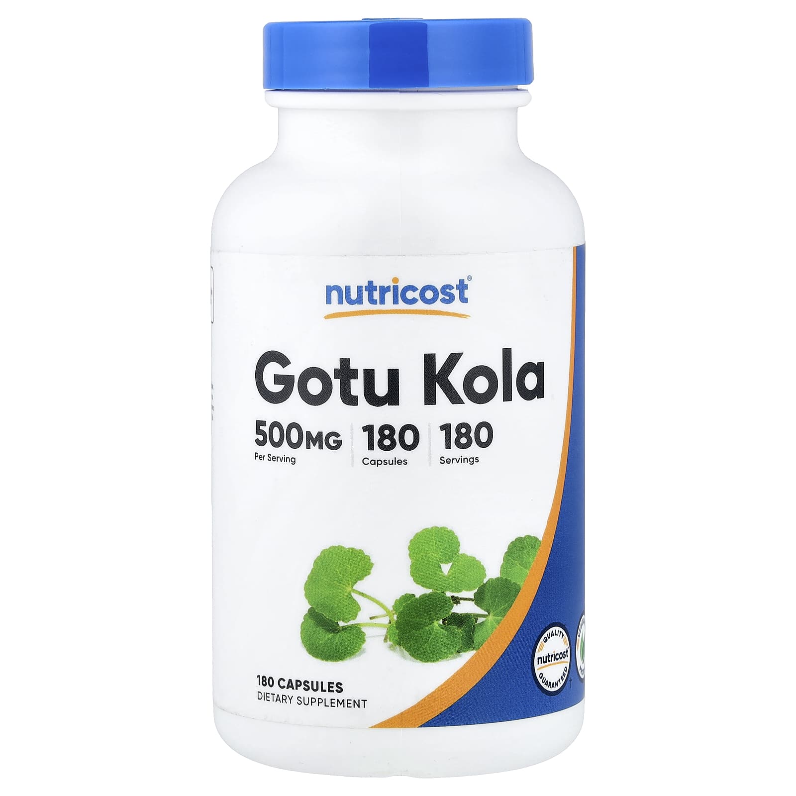 Nutricost Gotu Kola – 180 gélules — Tunisie