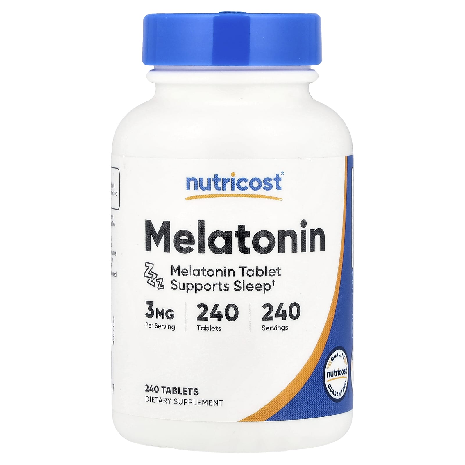 Nutricost Melatonin – 3 mg – 240 comprimés — Tunisie