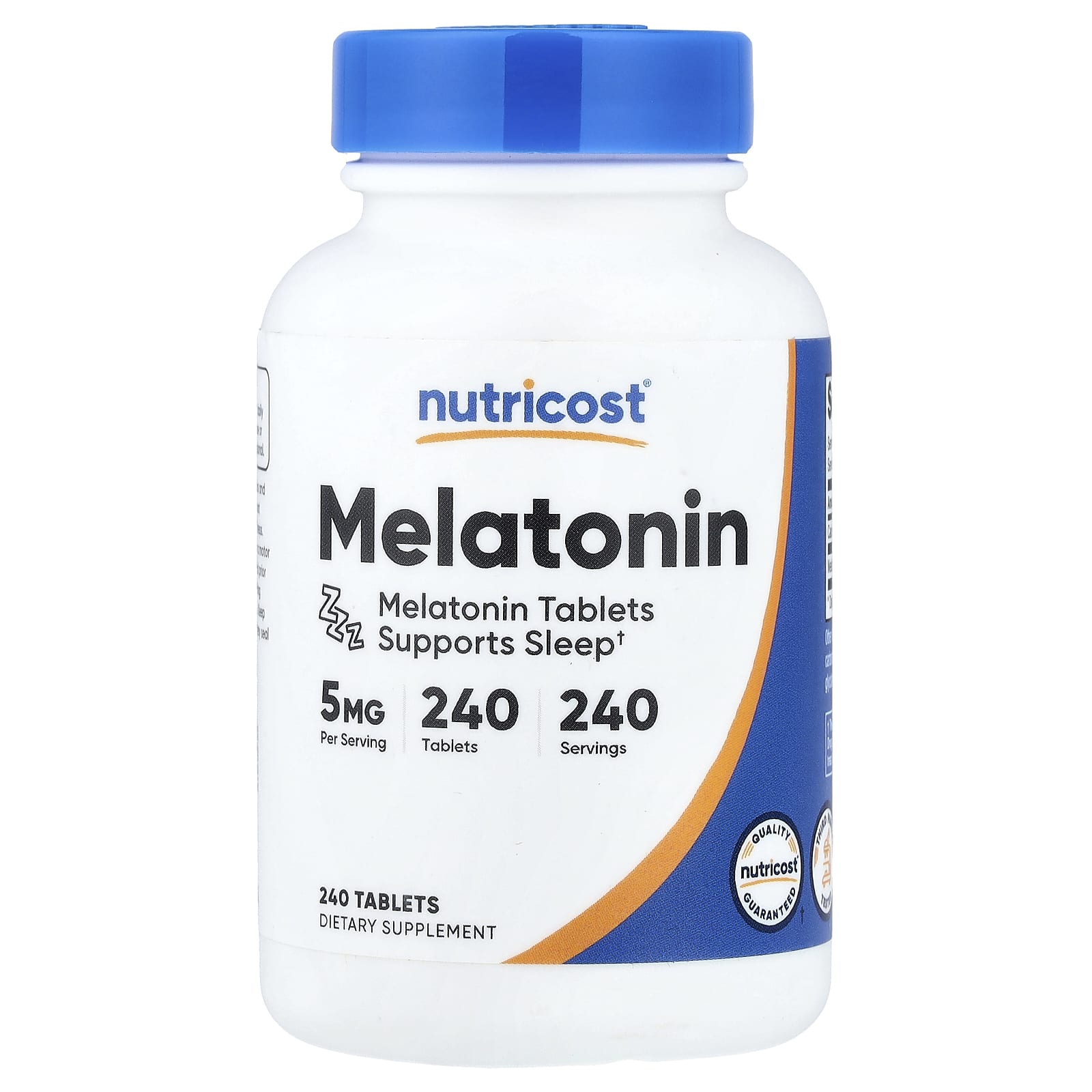 Nutricost Melatonin – 5 mg – 240 comprimés — Tunisie