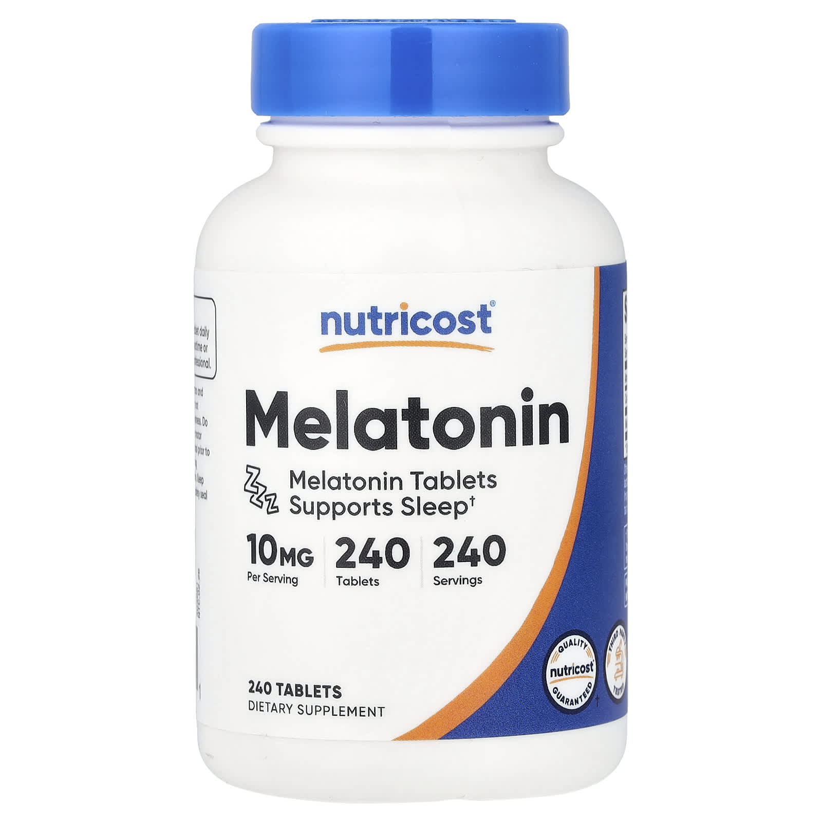 Nutricost Melatonin – 10 mg – 240 comprimés — Tunisie