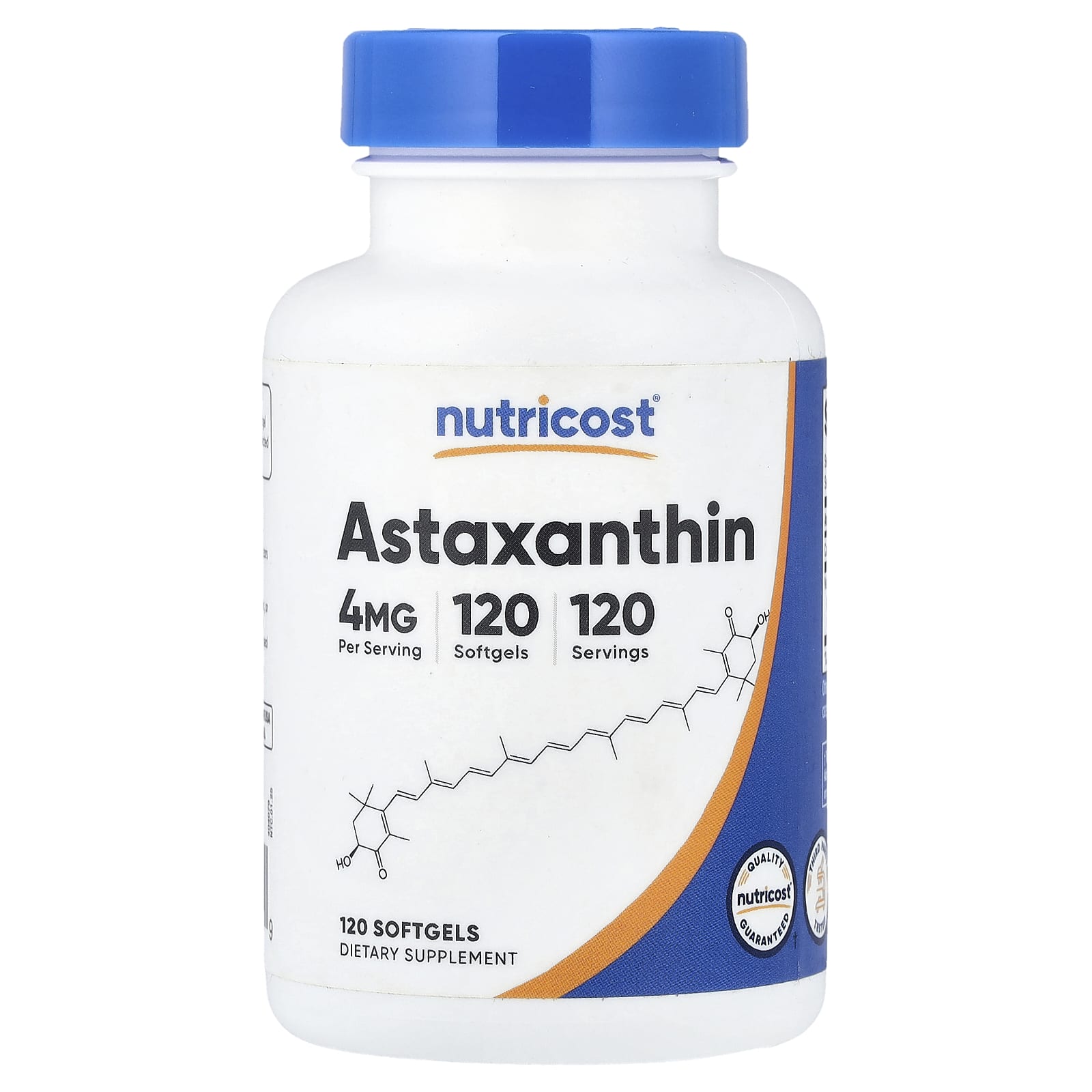 Nutricost Astaxanthin – 4 mg – 120 capsules molles — Tunisie