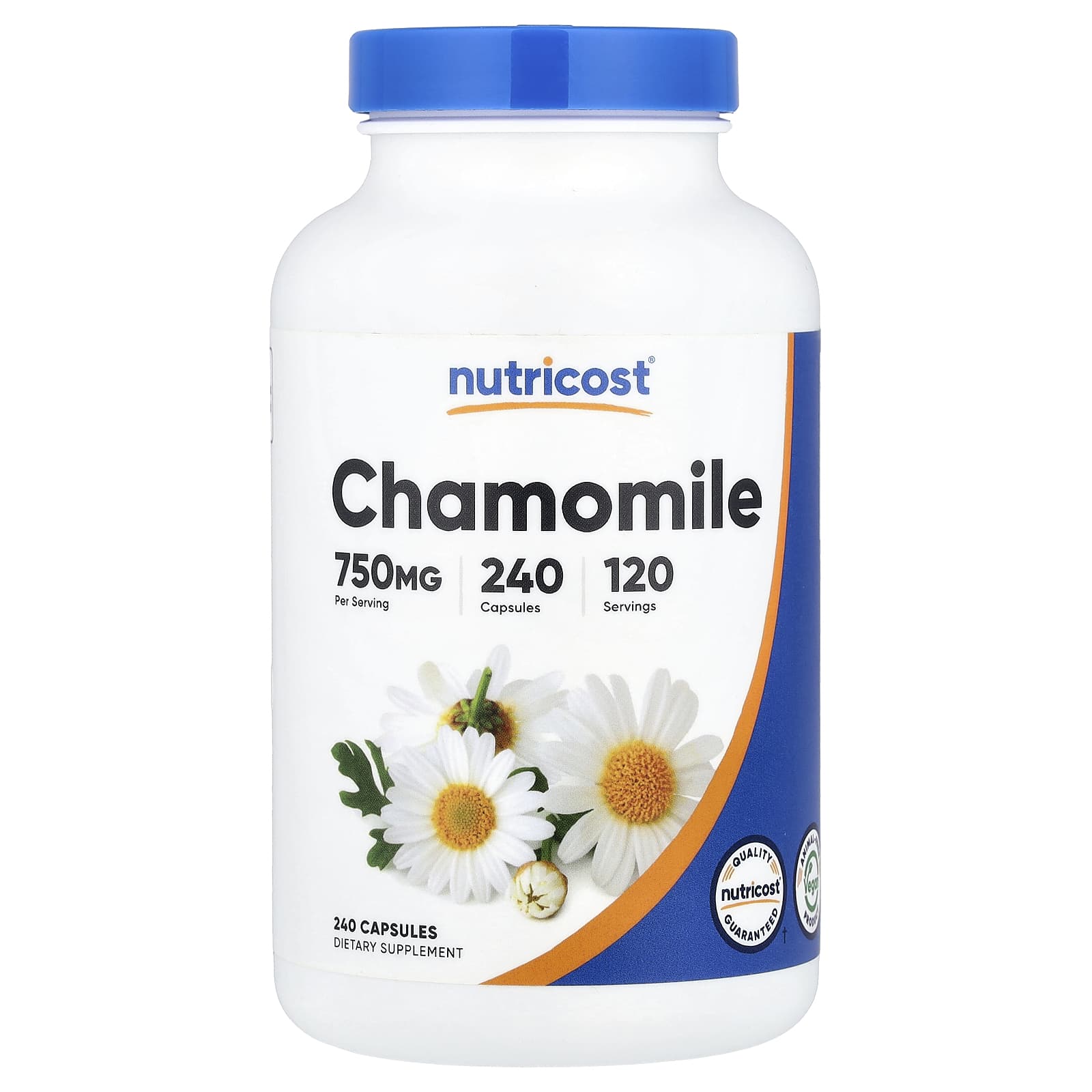 Nutricost Chamomile – 240 gélules — Tunisie