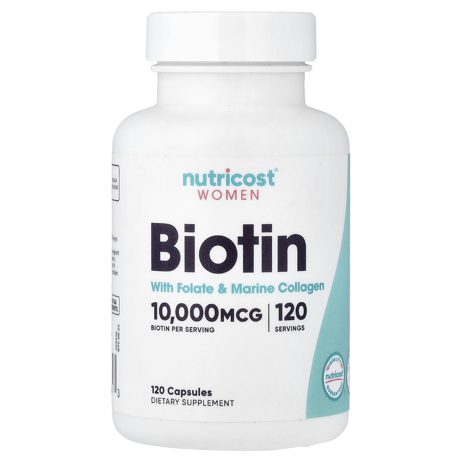 Nutricost Women, Biotin With Folate & Collagen – 120 gélules — Tunisie