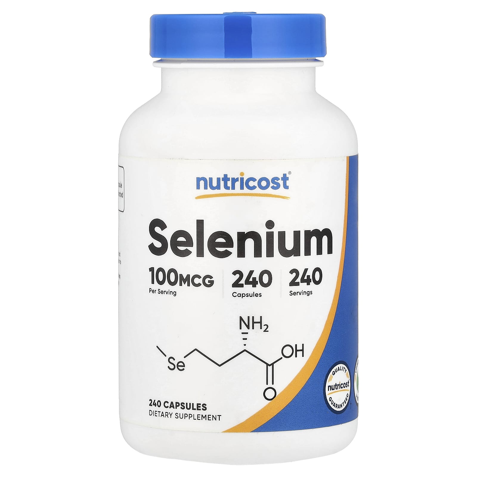 Nutricost Selenium – 100 µg – 240 gélules — Tunisie