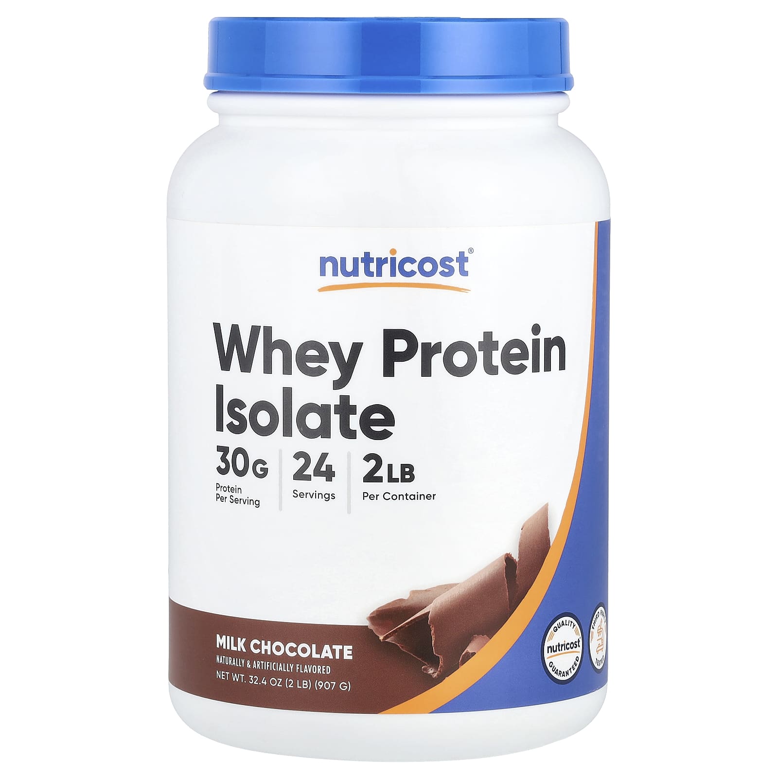 Nutricost Whey Protein Isolate – Milk Chocolate – 907 g — Tunisie