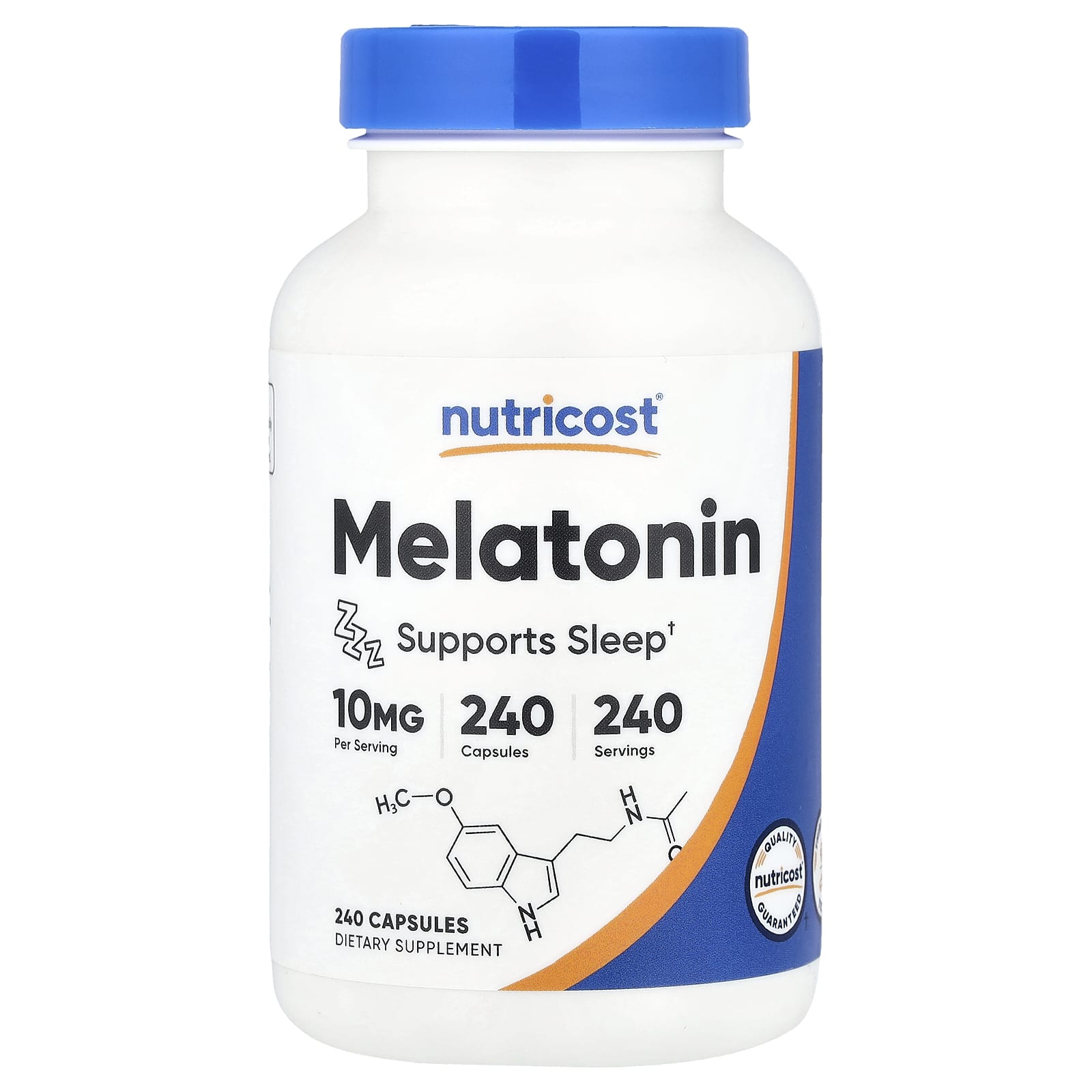 Nutricost Melatonin – 10 mg – 240 gélules — Tunisie