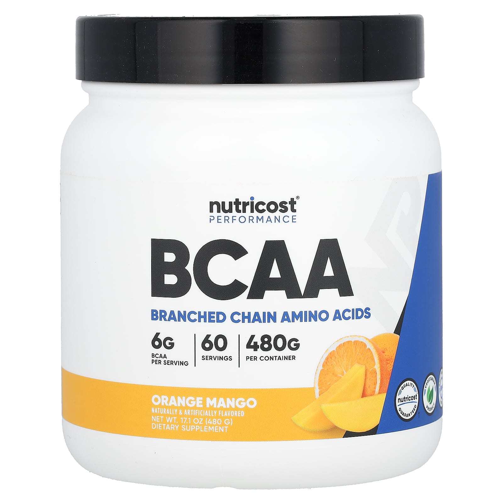 Nutricost Performance, BCAA – Orange Mango – 510 g — Tunisie
