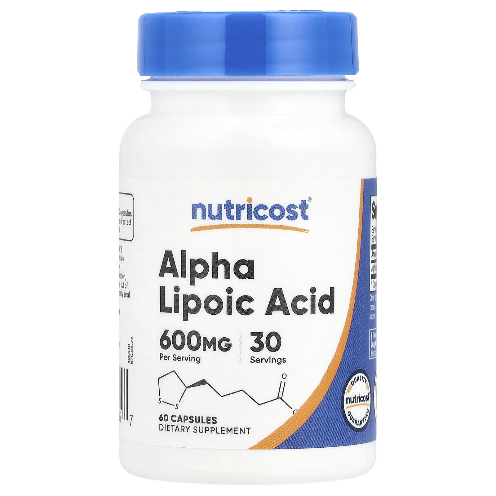 Nutricost Alpha Lipoic Acid – 60 gélules — Tunisie