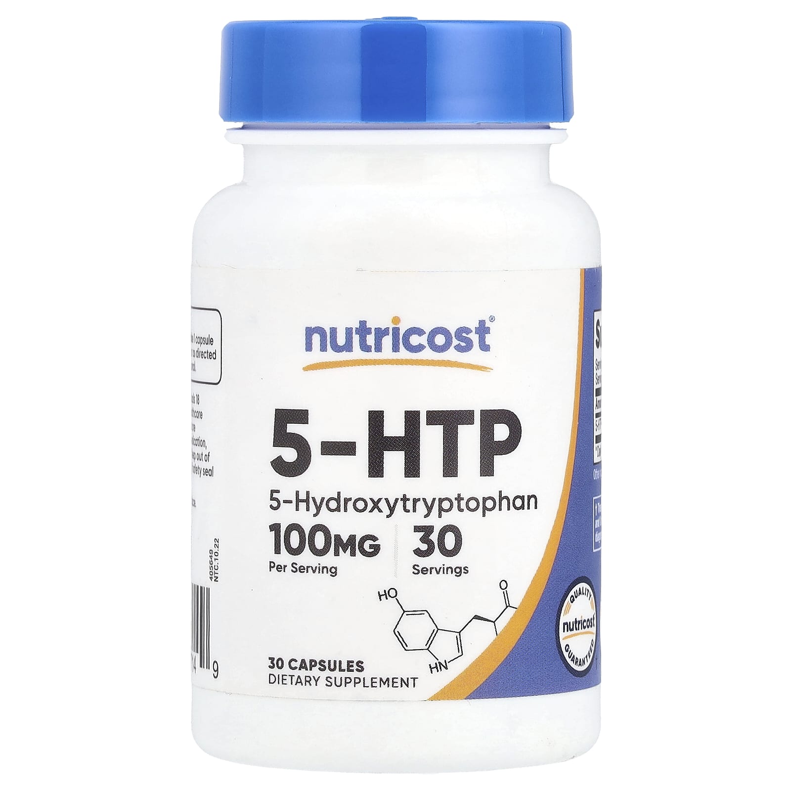 Nutricost 5-HTP – 100 mg – 30 gélules — Tunisie
