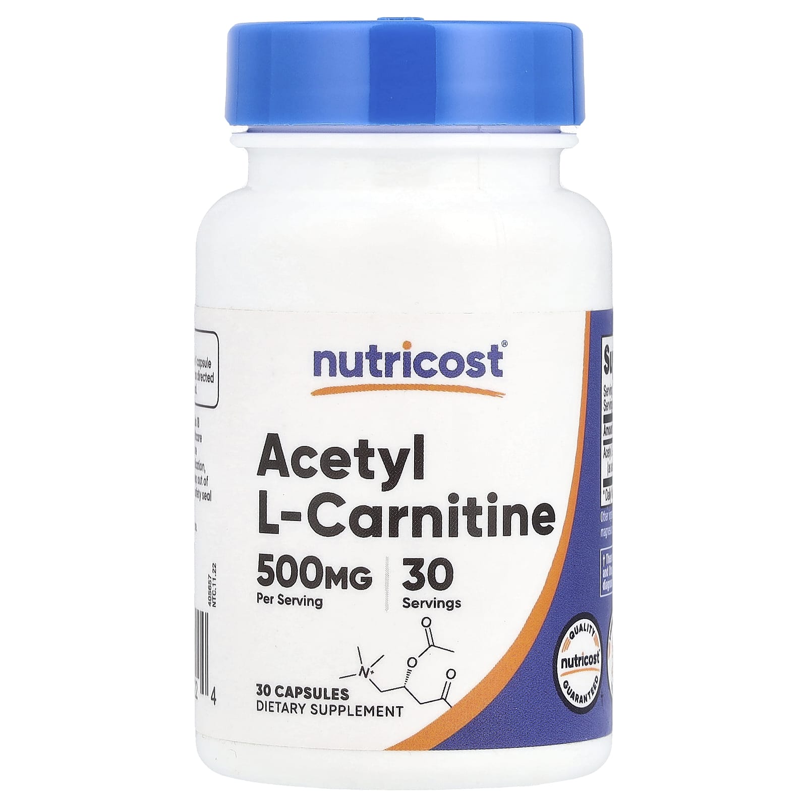 Nutricost Acetyl L-Carnitine – 30 gélules — Tunisie