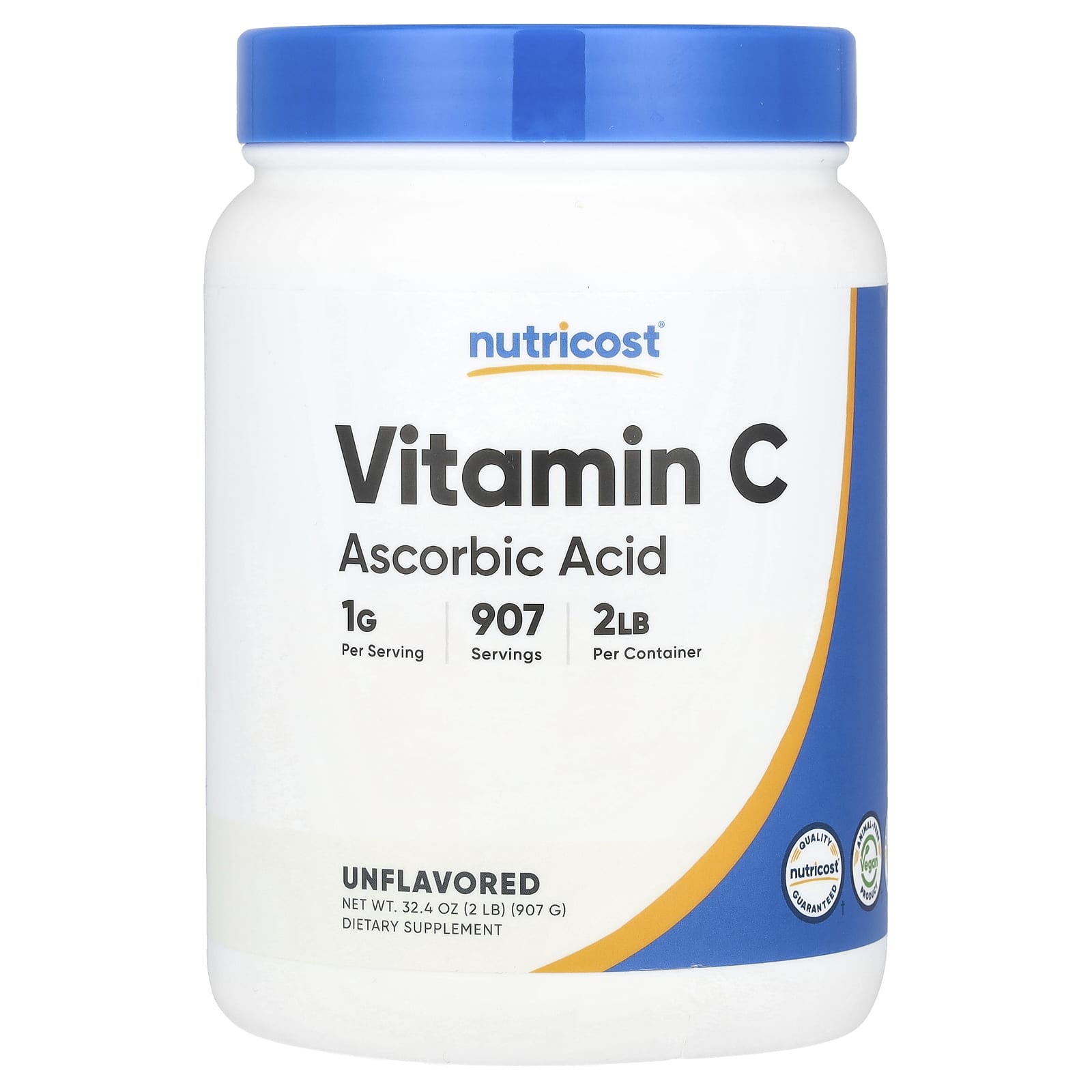 Nutricost Vitamin C – Sans arôme – 907 g — Tunisie