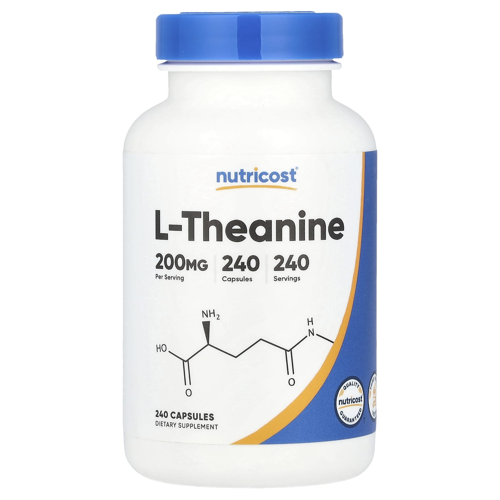 Nutricost L-Theanine – 240 gélules — Tunisie