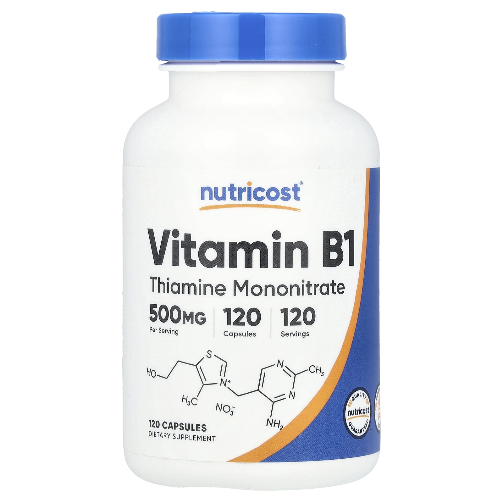 Nutricost Vitamin B1 – 120 gélules — Tunisie