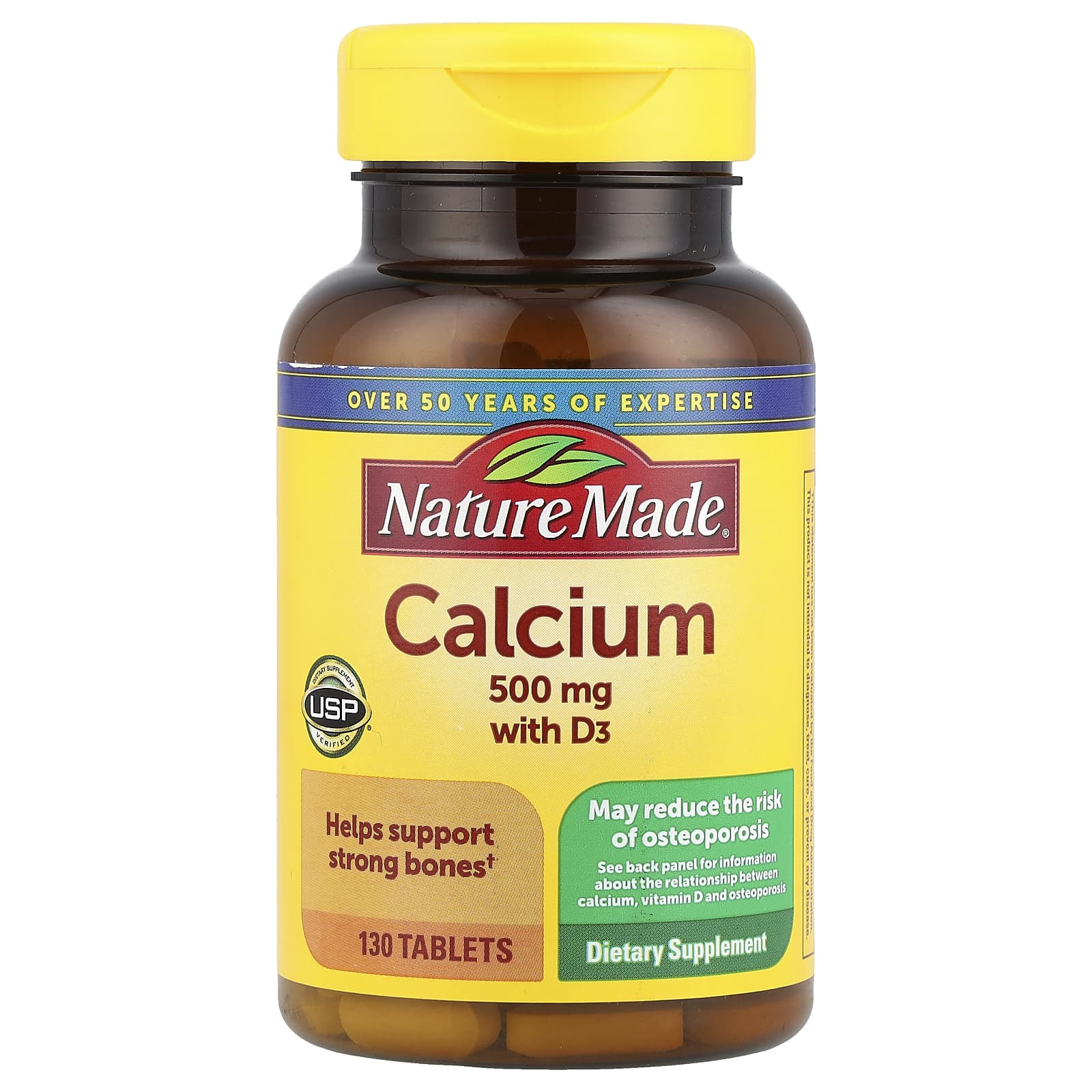 Nature Made Calcium with D3 – 130 comprimés — Tunisie