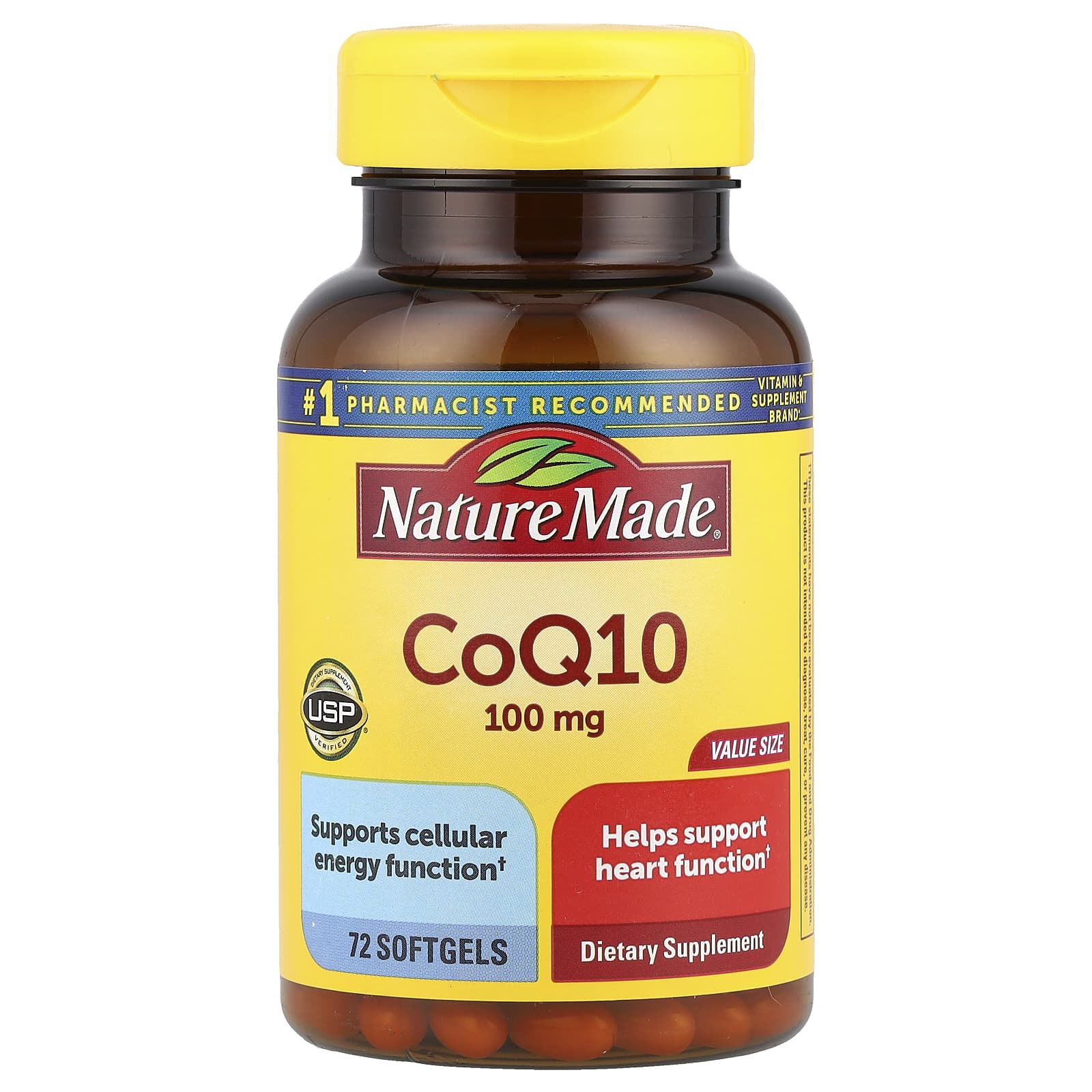 Nature Made CoQ10 – 72 capsules molles — Tunisie