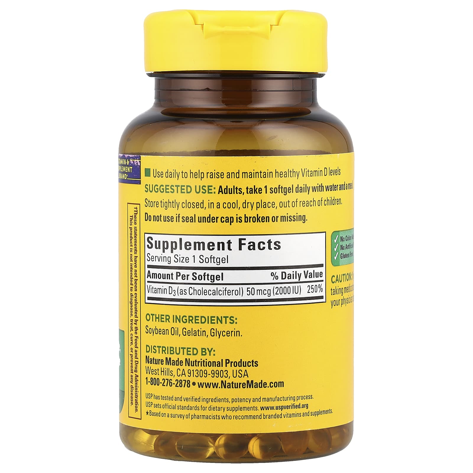Nature Made Vitamin D3 – 250 capsules molles — photo 2 sur 2