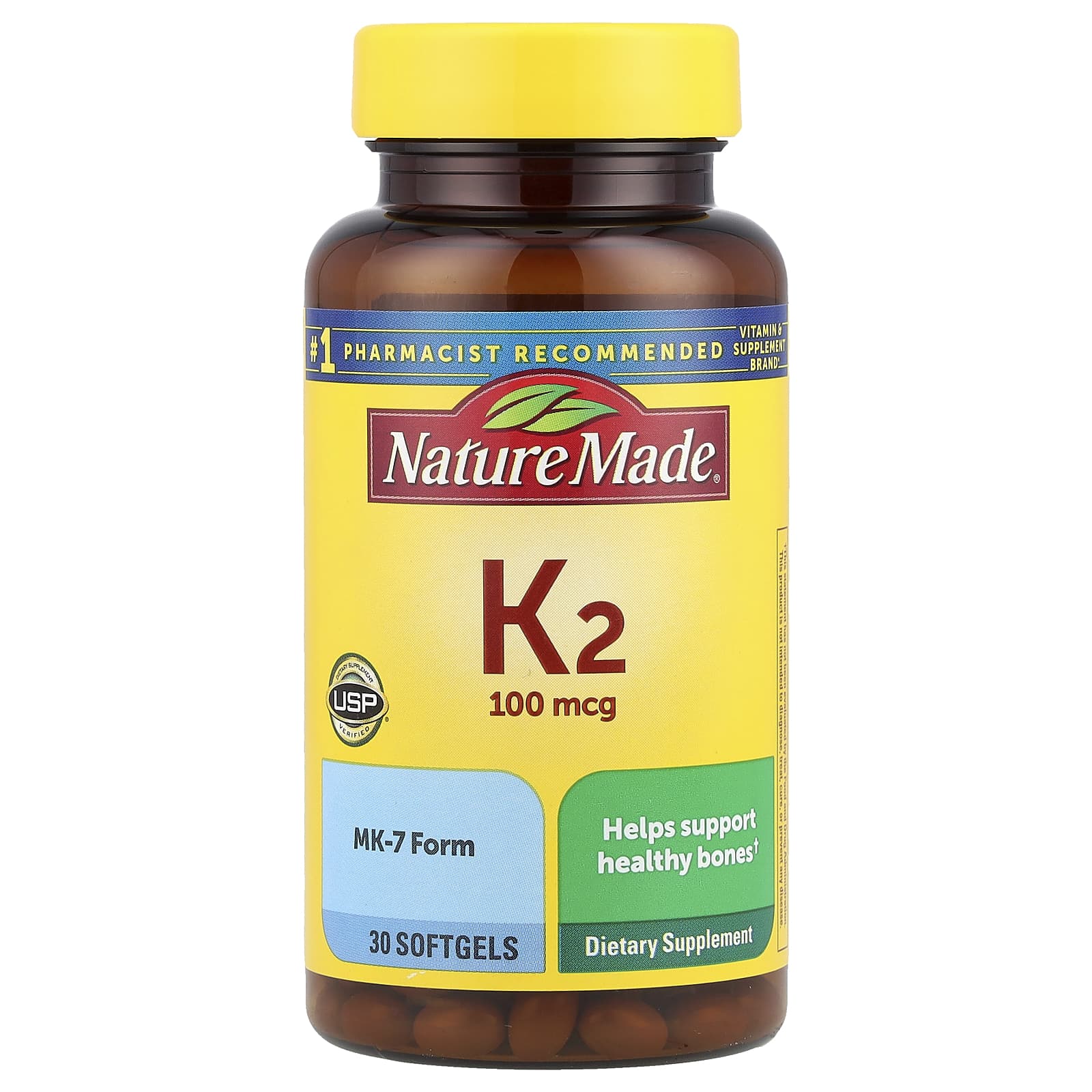 Nature Made Vitamin K2 – 30 capsules molles — Tunisie