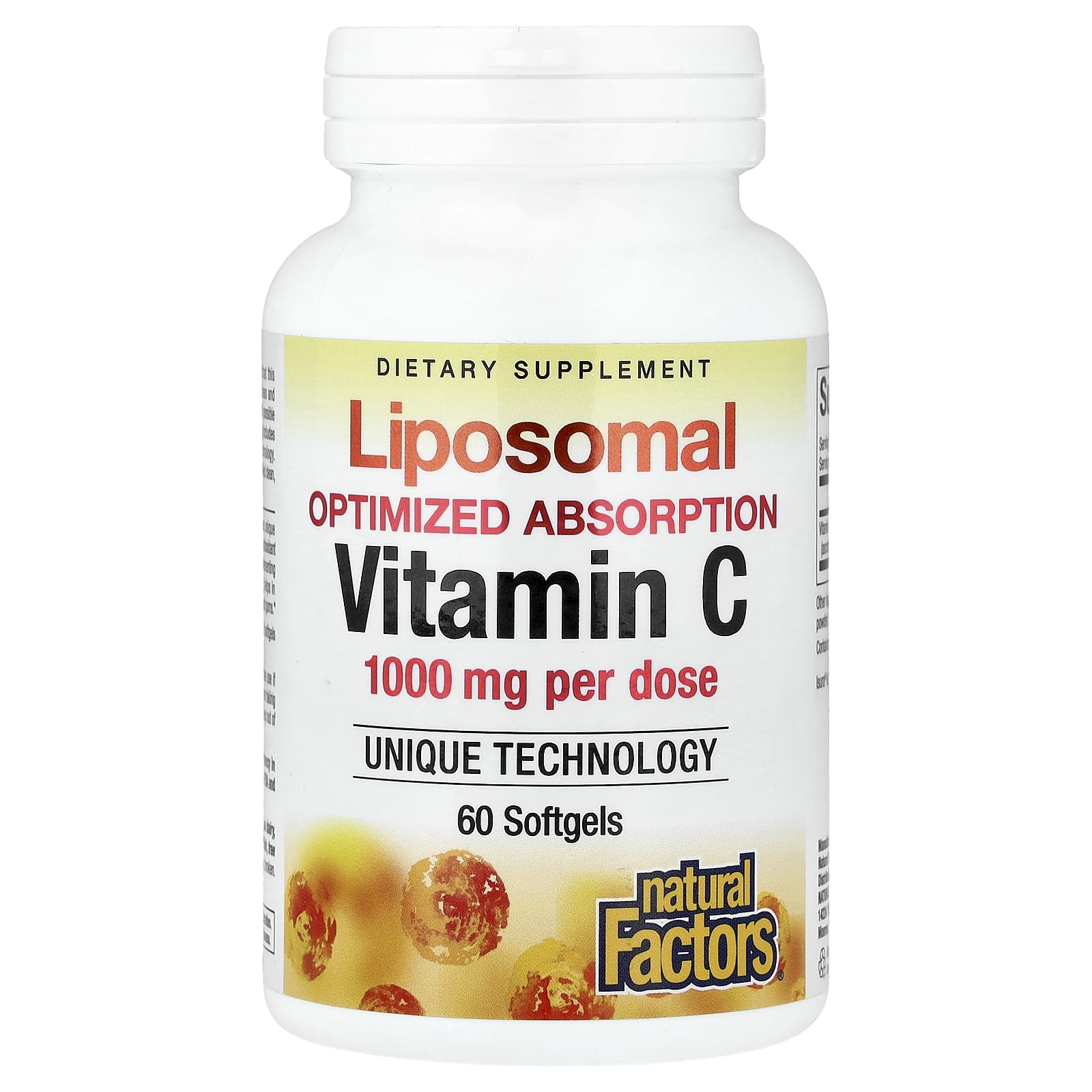 Natural Factors Liposomal Vitamin C – 60 capsules molles — Tunisie