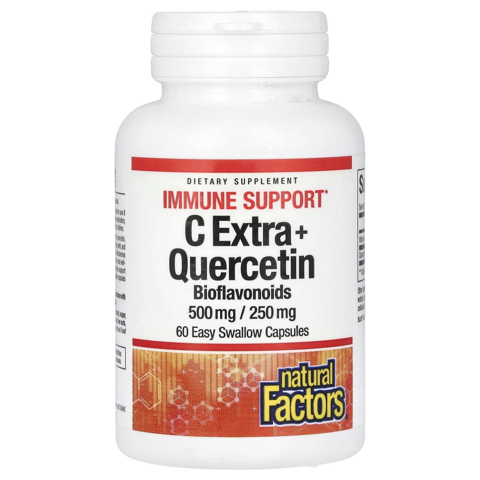 Natural Factors C Extra + Quercetin – 500 mg — Tunisie