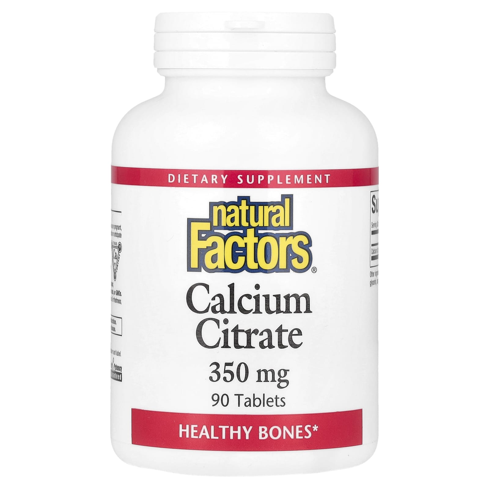Natural Factors Calcium Citrate – 90 comprimés — Tunisie