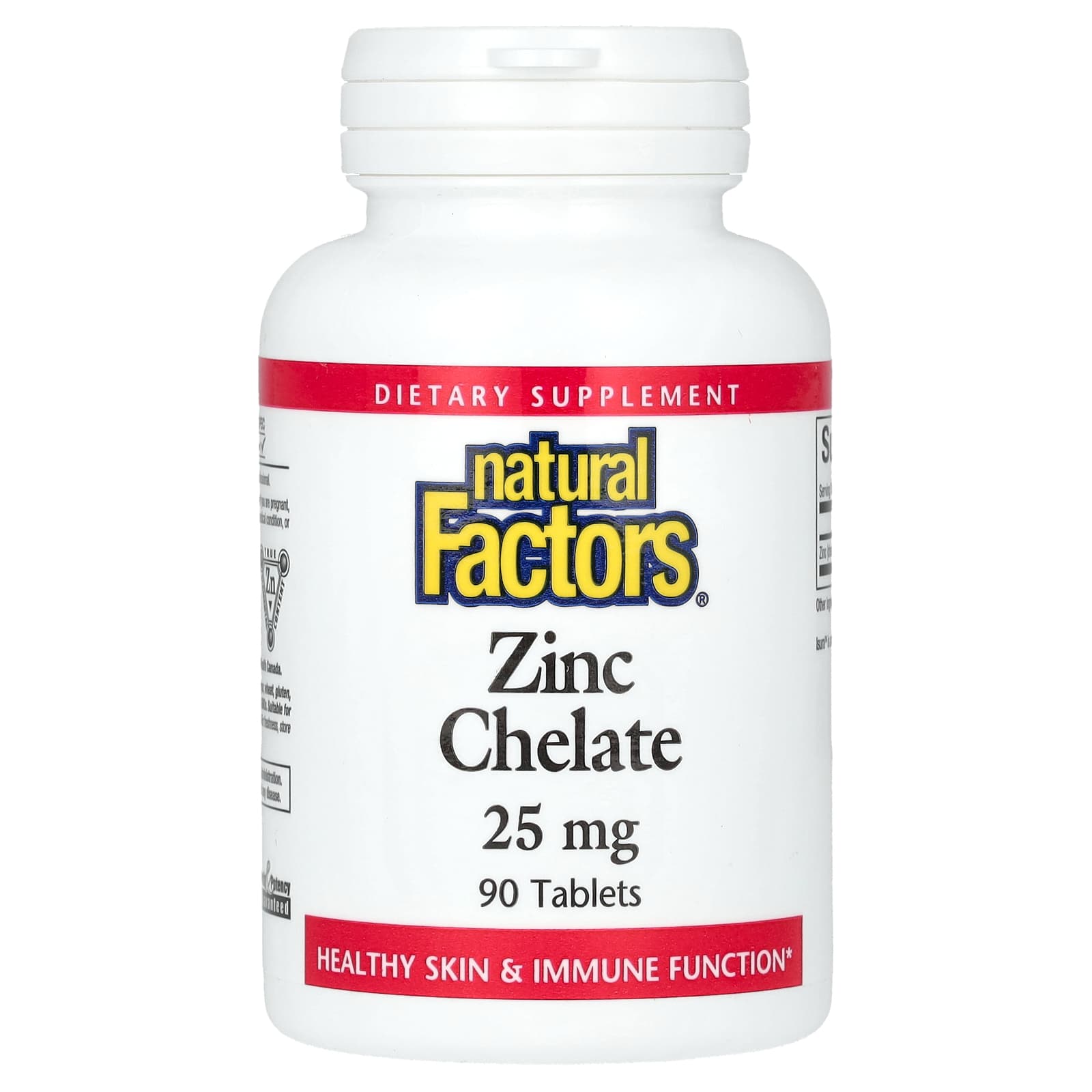 Natural Factors Zinc Chelate – 90 comprimés — Tunisie
