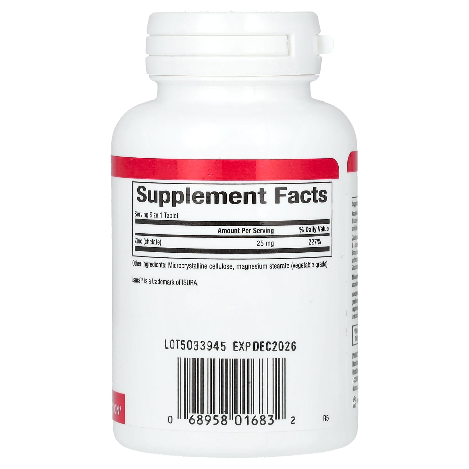 Natural Factors Zinc Chelate – 90 comprimés — photo 2 sur 2
