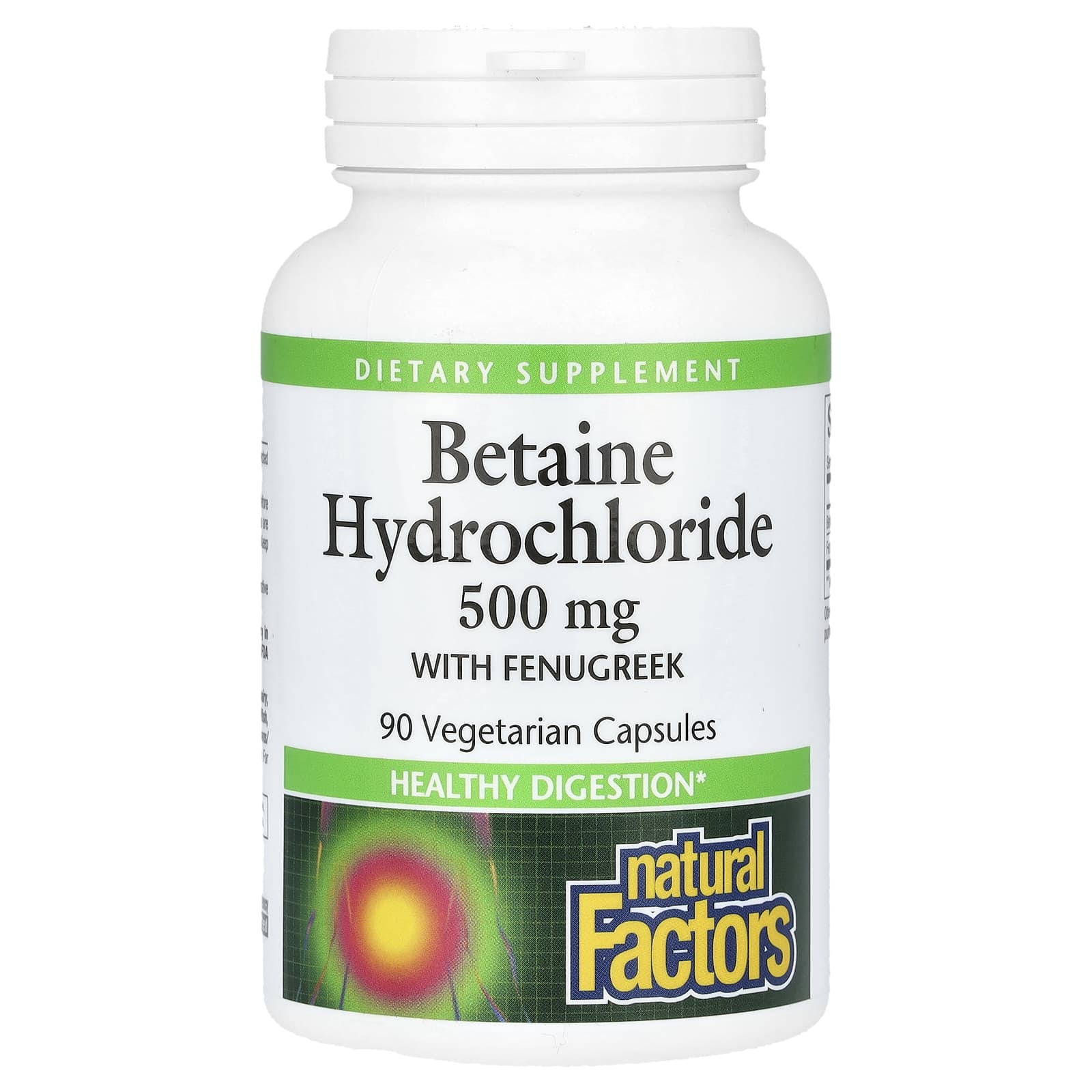 Natural Factors Betaine Hydrochloride with Fenugreek – 90 gélules végétales — Tunisie