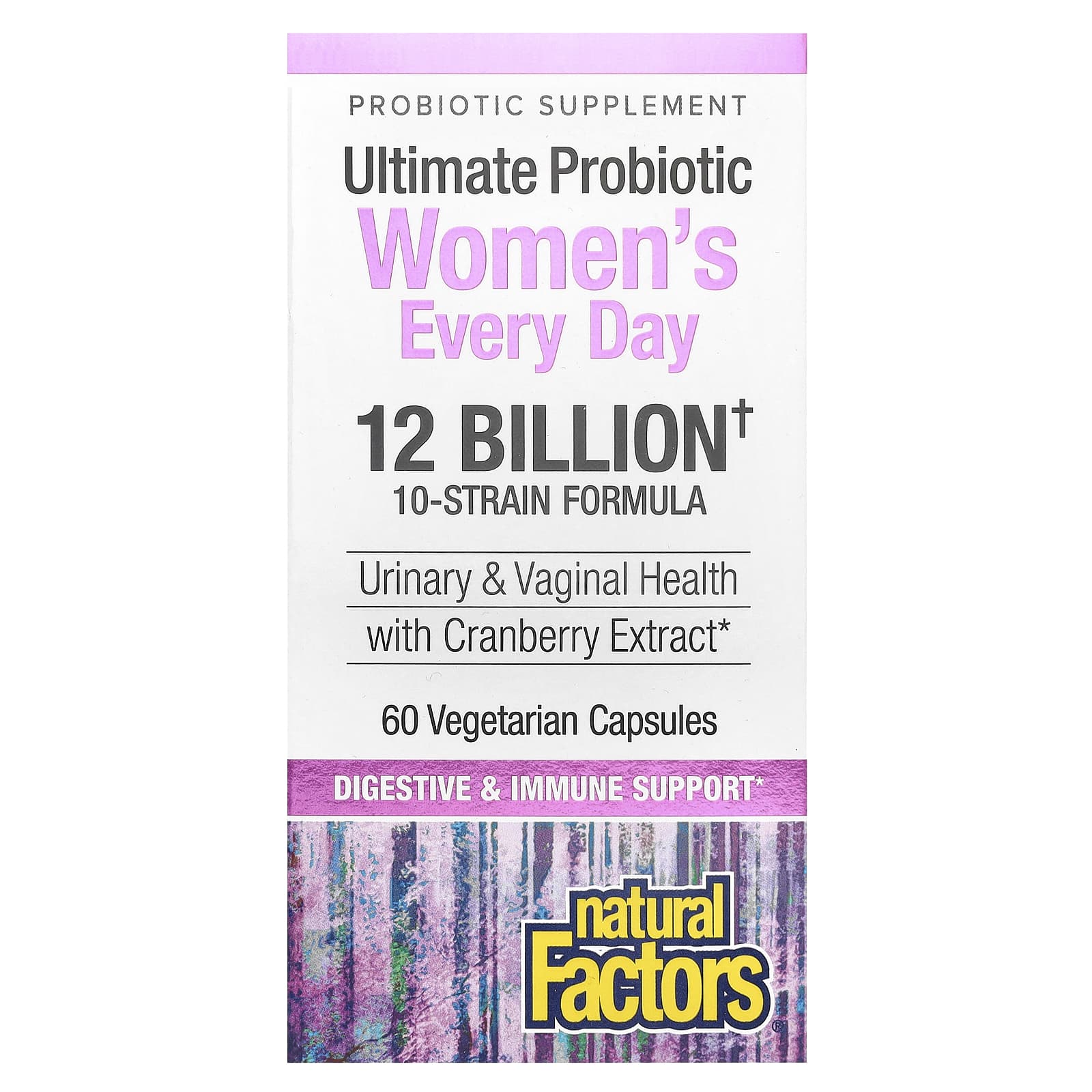 Natural Factors Ultimate Probiotic Women's Every Day – 60 gélules végétales — Tunisie