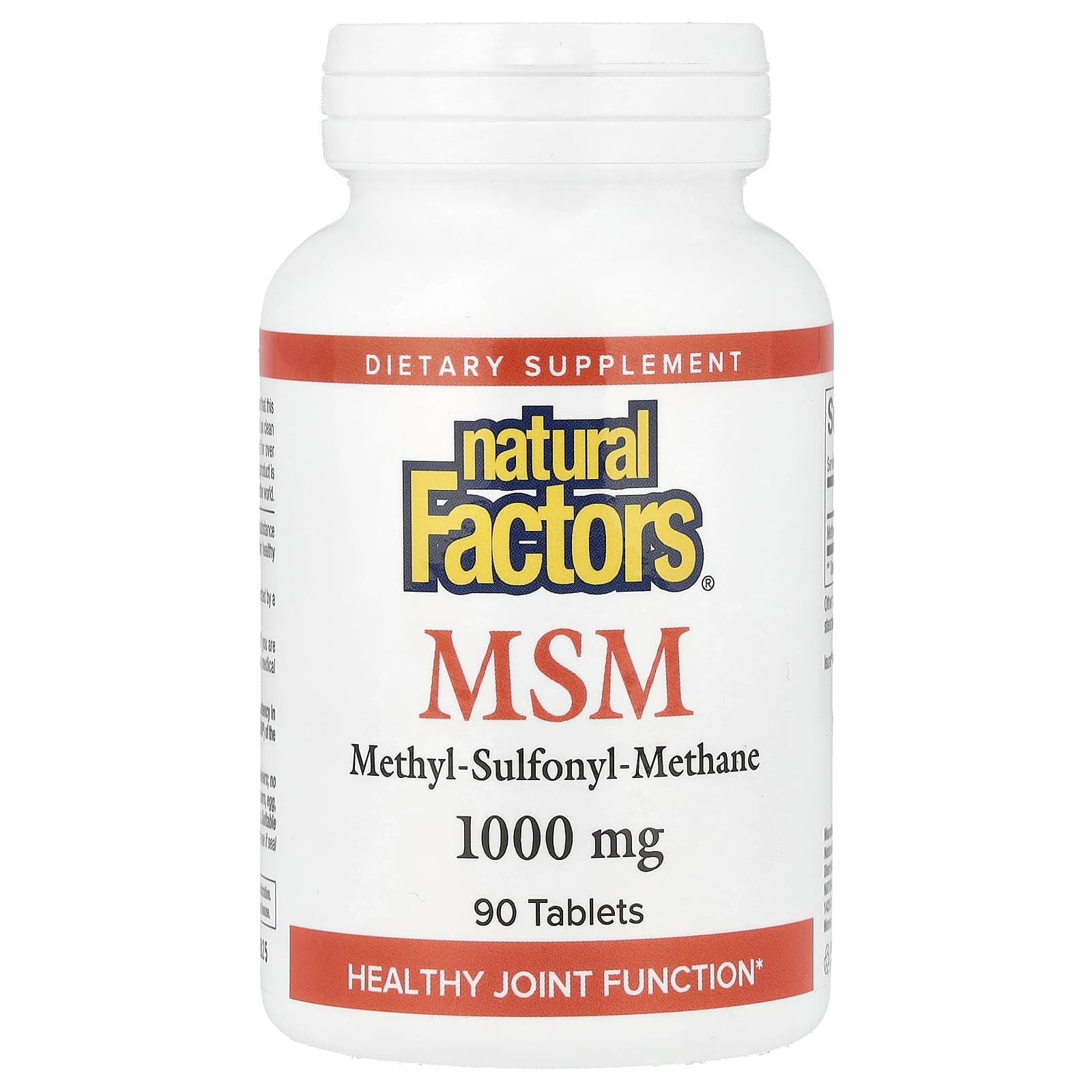 Natural Factors MSM – 90 comprimés — Tunisie