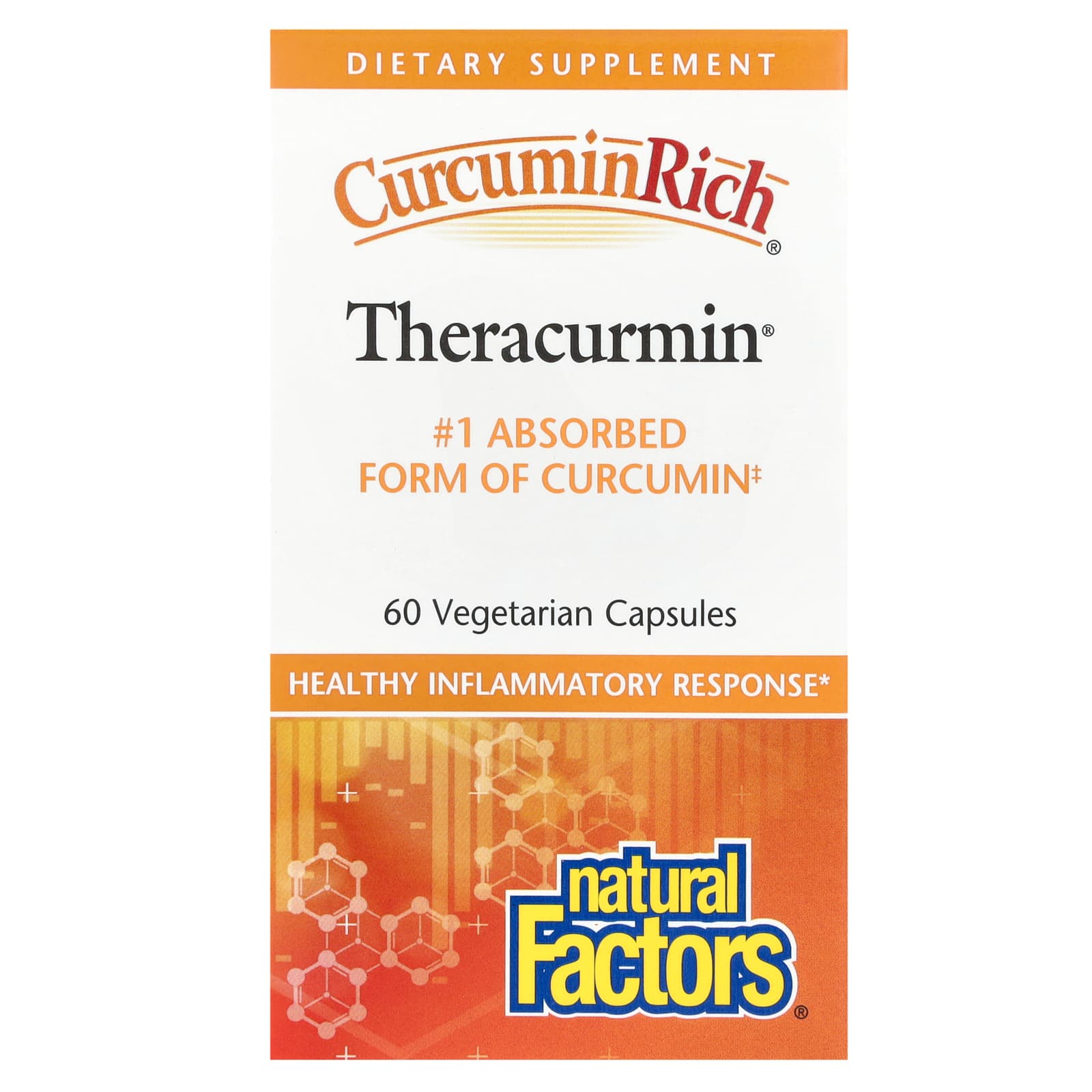 Natural Factors Curcuminrich, Theracurmin – 30 mg – 60 gélules végétales — Tunisie