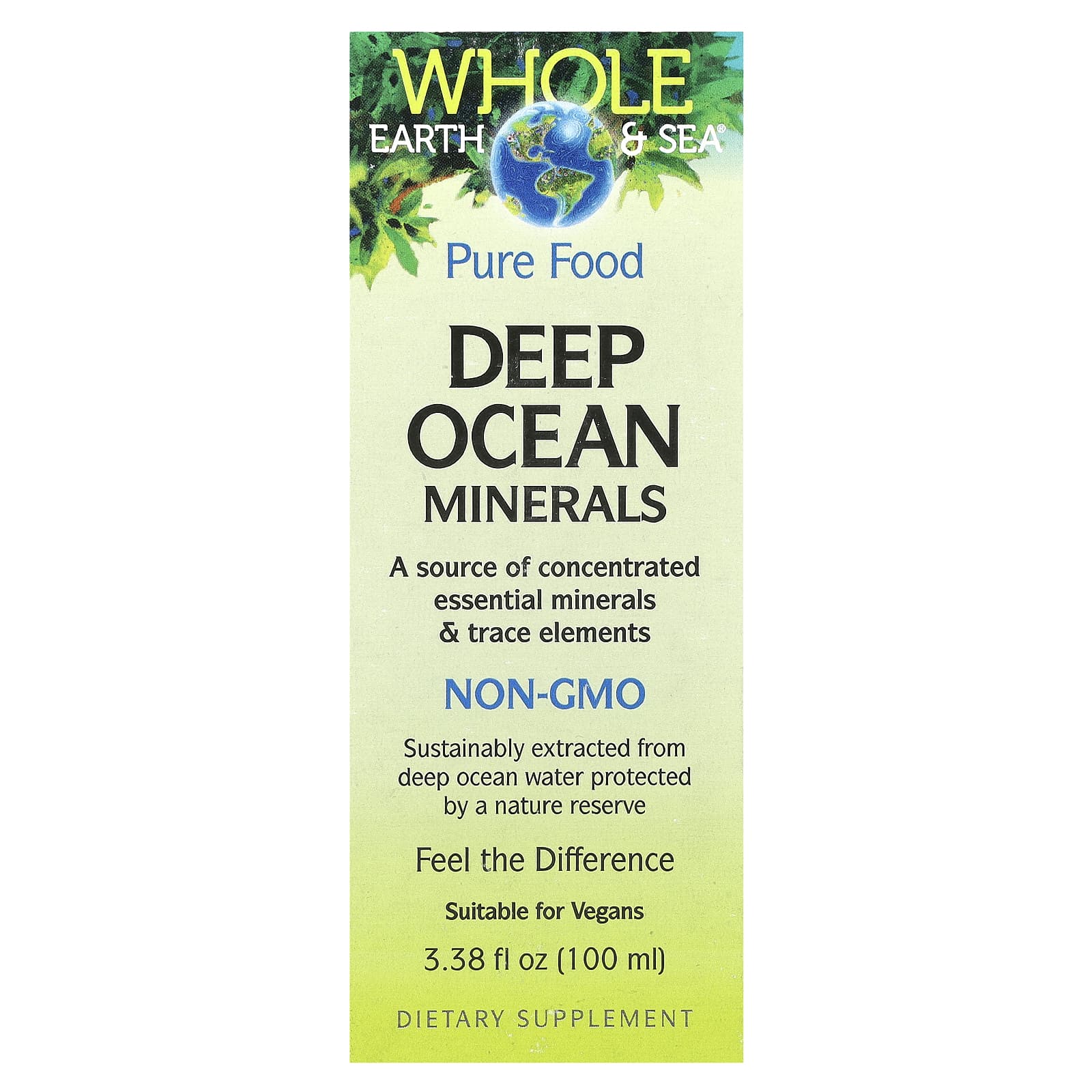 Natural Factors Whole Earth & Sea, Deep Ocean Minerals – 100 ml — Tunisie