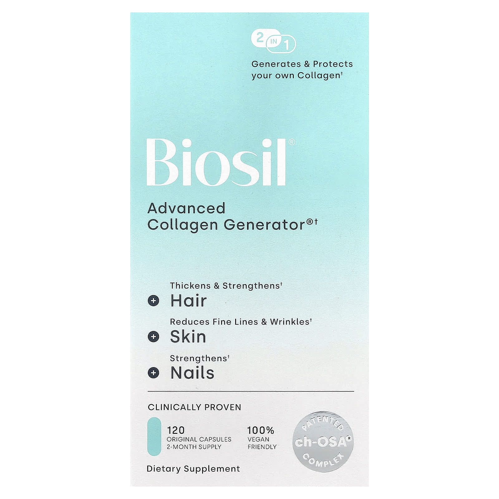 Biosil Advanced Collagen Generator, 120 Original Capsules — Tunisie