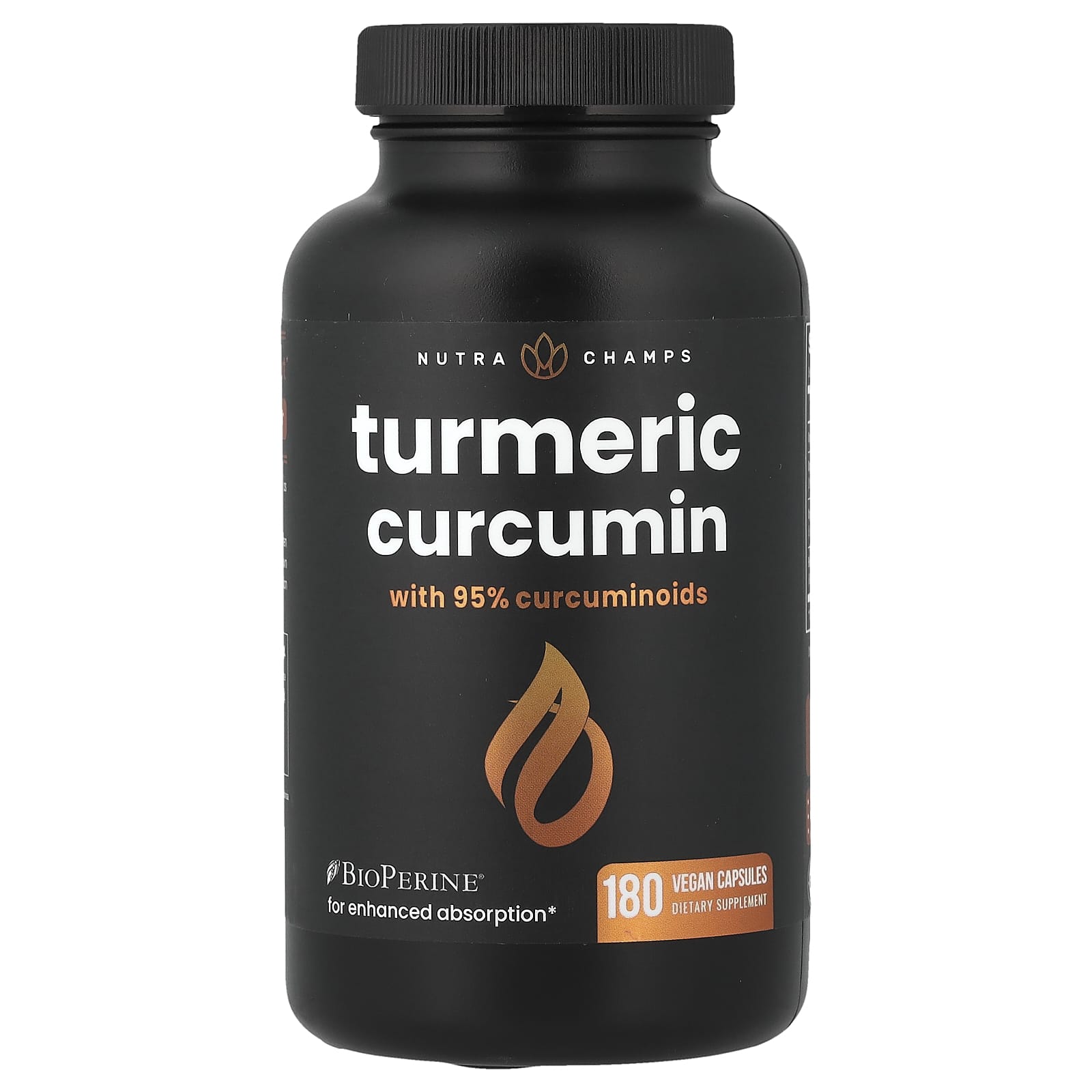 NutraChamps Turmeric Curcumin – 180 gélules véganes — Tunisie