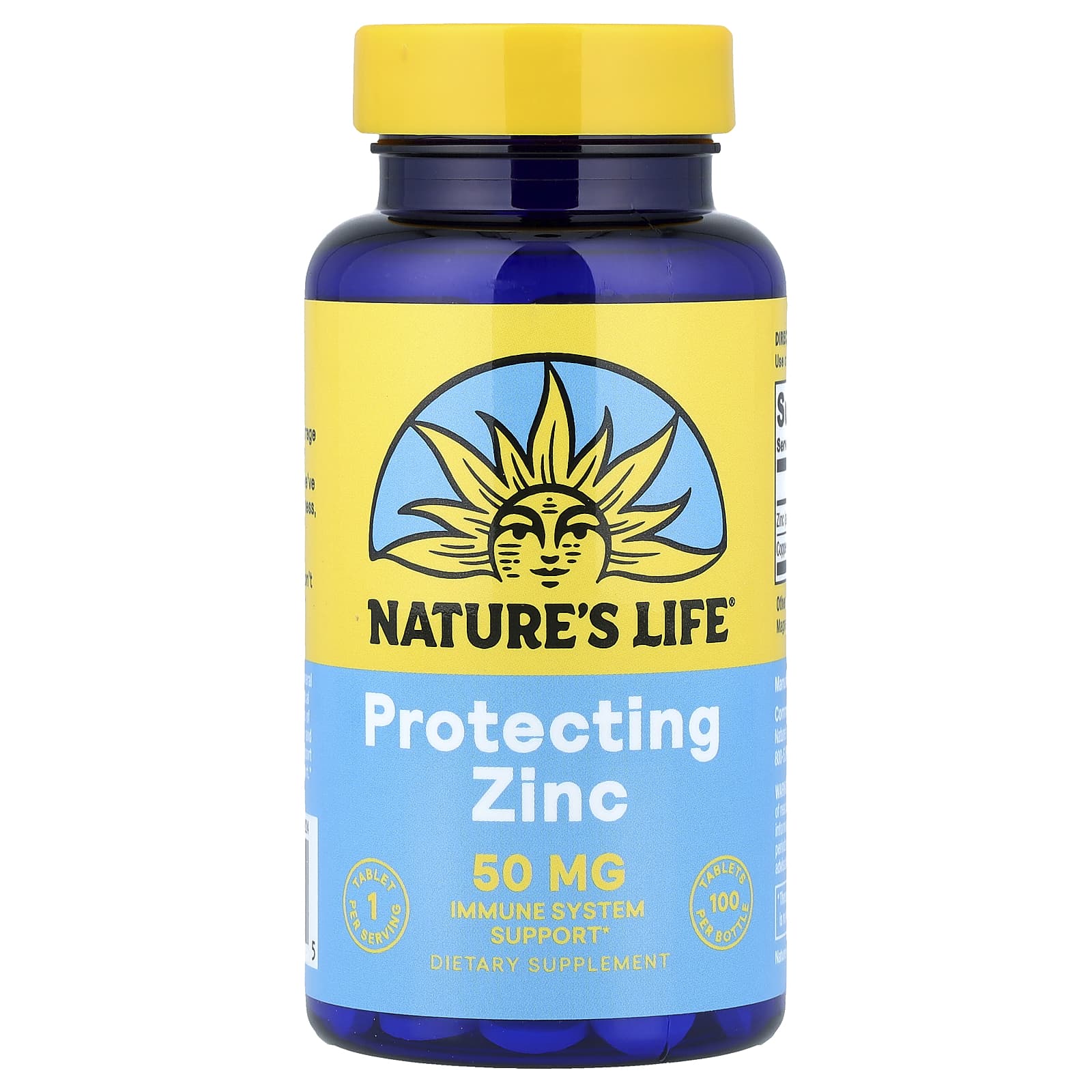 Nature's Life Protecting Zinc – 100 comprimés — Tunisie