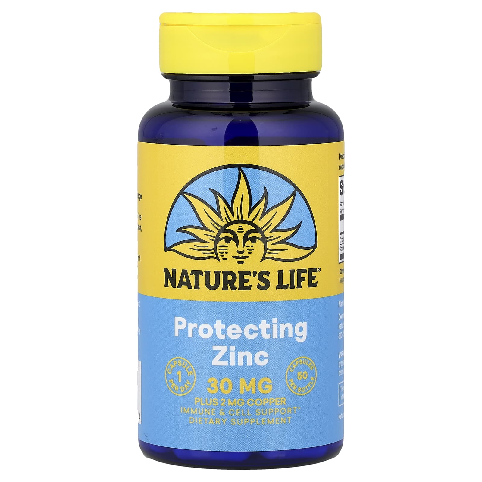 Nature's Life Protecting Zinc – 50 gélules — Tunisie