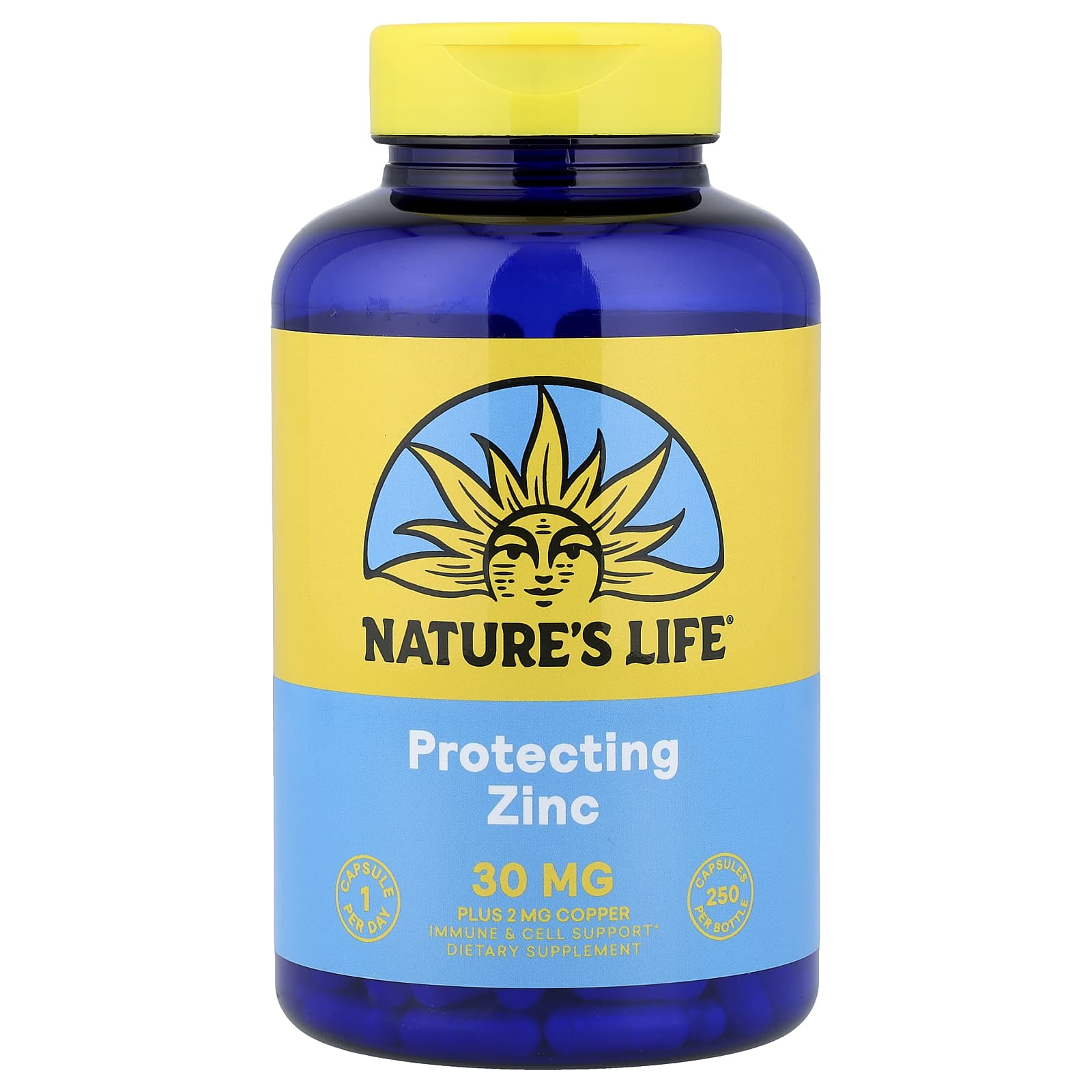 Nature's Life Protecting Zinc Plus Copper – 250 gélules — Tunisie