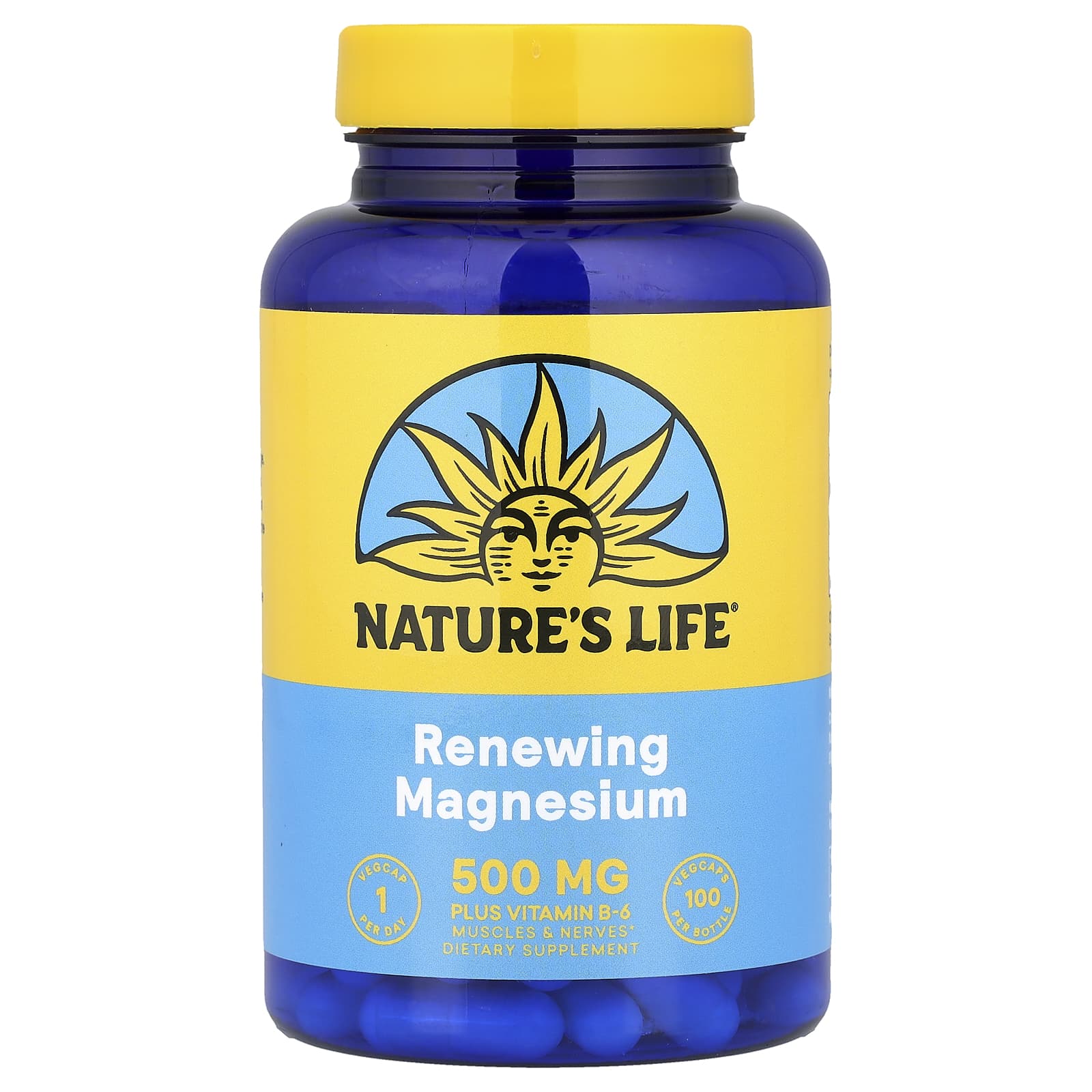 Nature's Life Renewing Magnesium, 100 Vegcaps — Tunisie