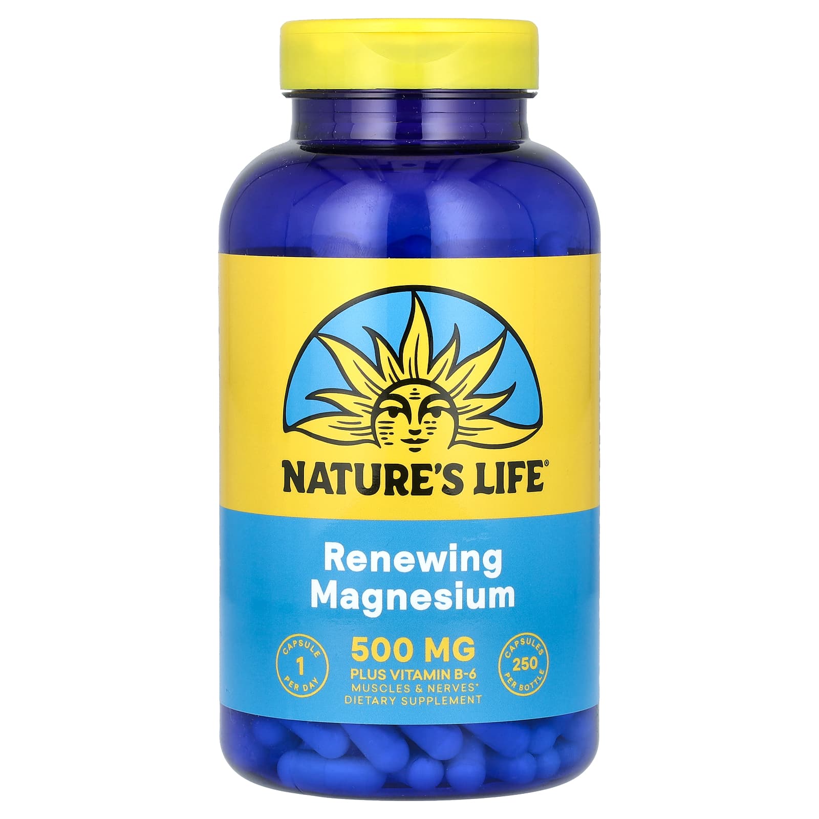 Nature's Life Renewing Magnesium – 250 gélules — Tunisie