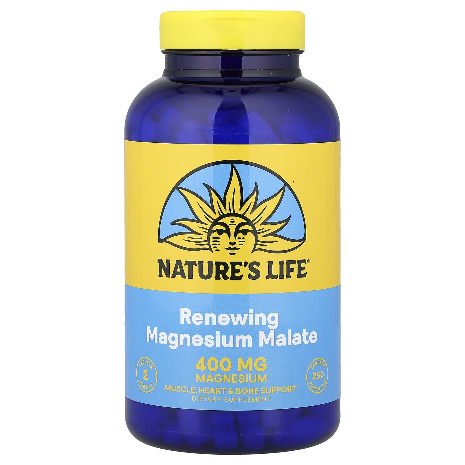 Nature's Life Renewing Magnesium Malate – 250 comprimés — Tunisie
