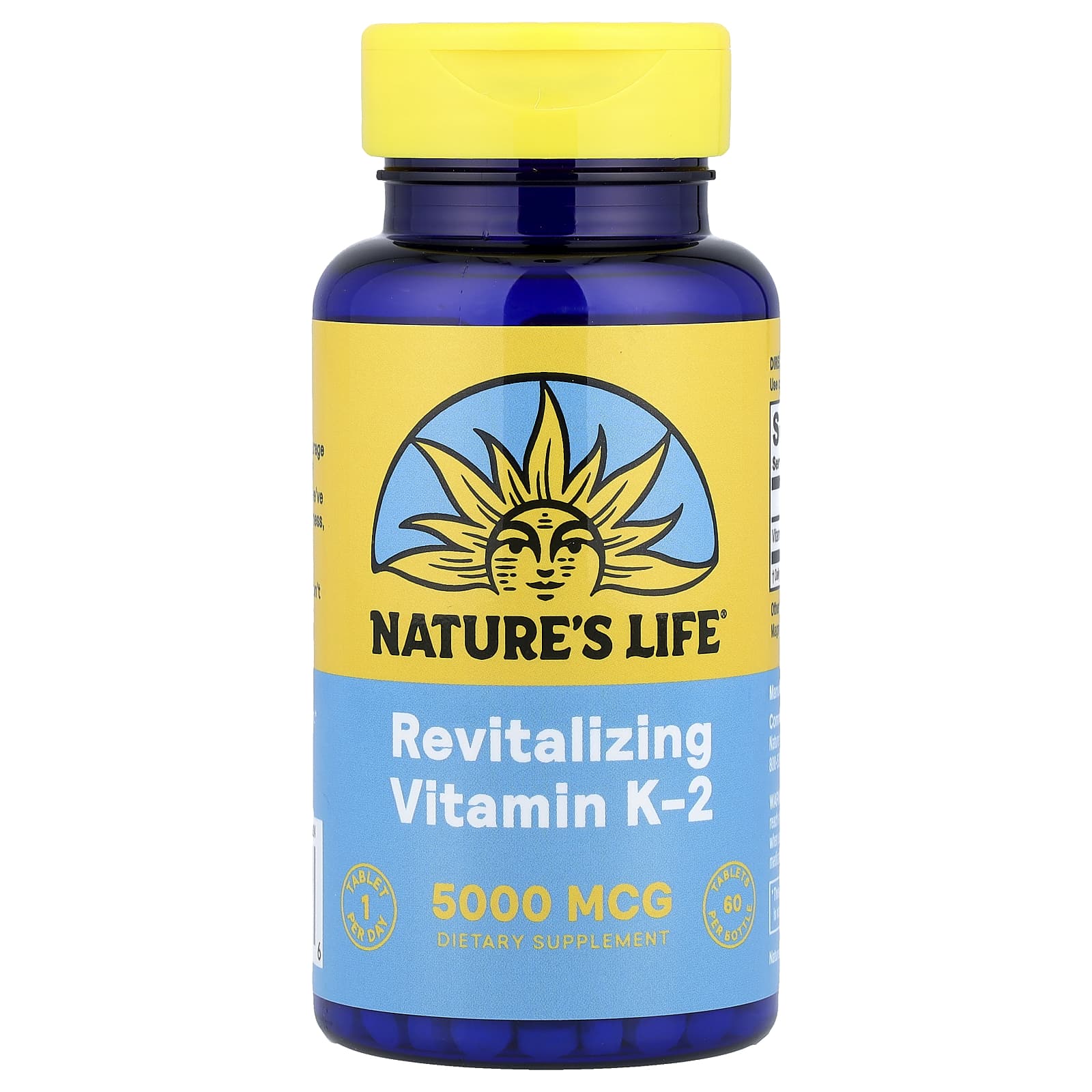 Nature's Life Revitalizing Vitamin K-2 – 60 comprimés — Tunisie