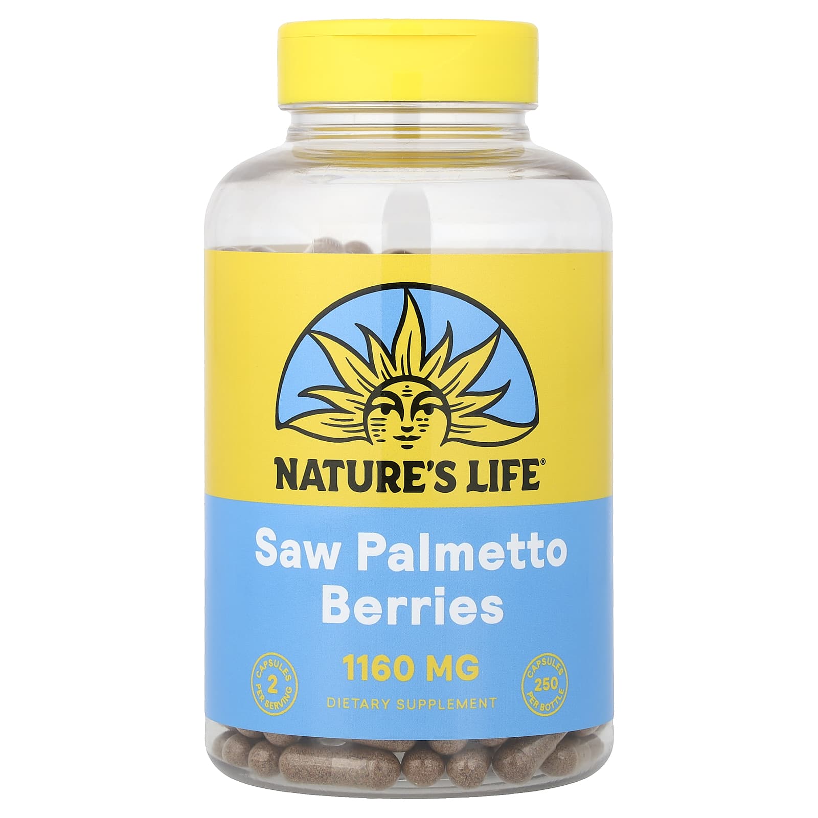 Nature's Life Saw Palmetto Berries – Saw Palmetto Berries – 250 gélules — Tunisie