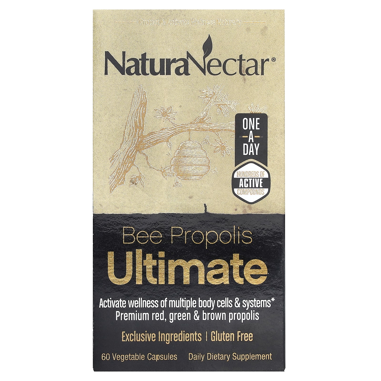 NaturaNectar Bee Propolis Ultimate, 60 Vegetable Capsules — Tunisie