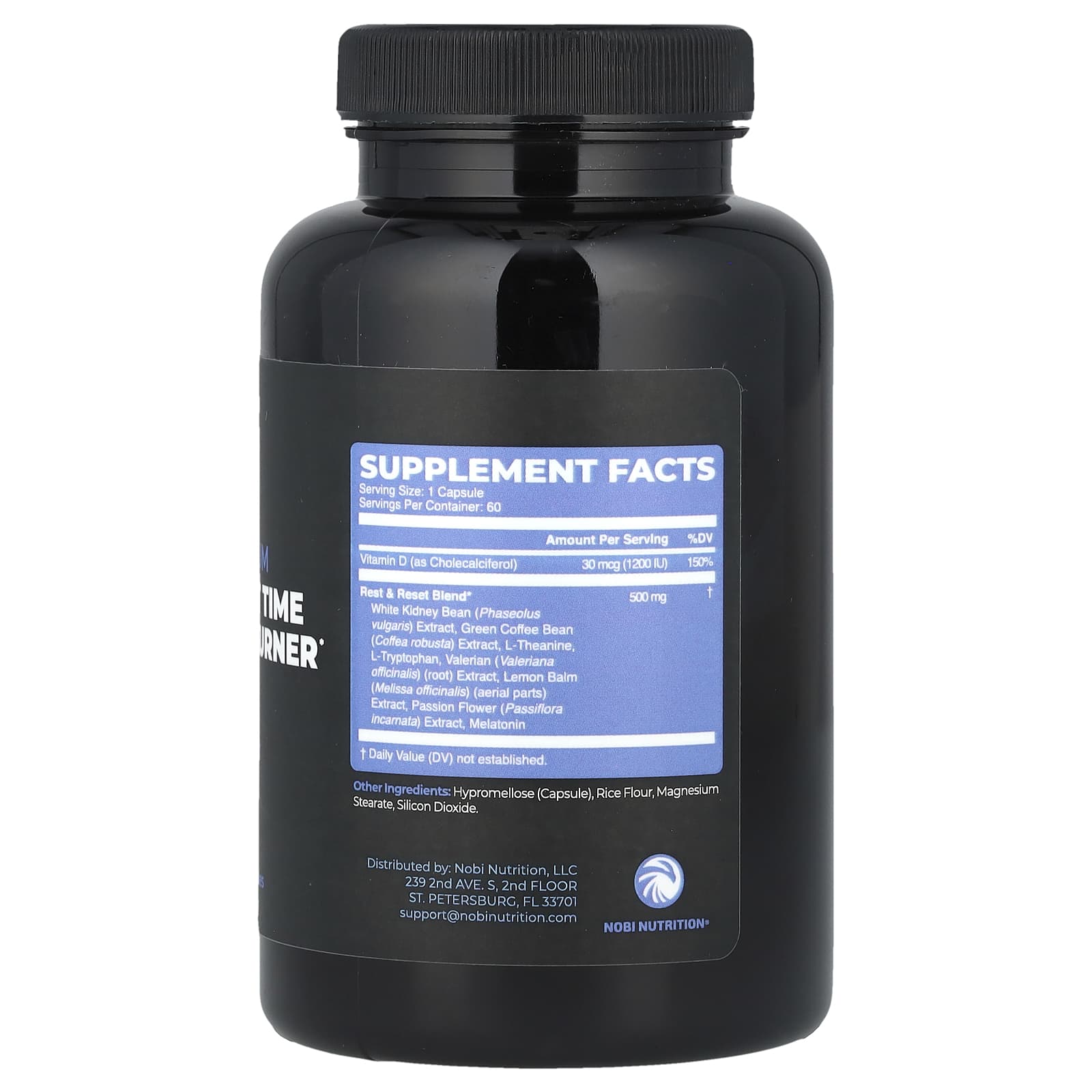 Nobi Nutrition Premium Night Time Fat Burner – 60 gélules — photo 2 sur 2