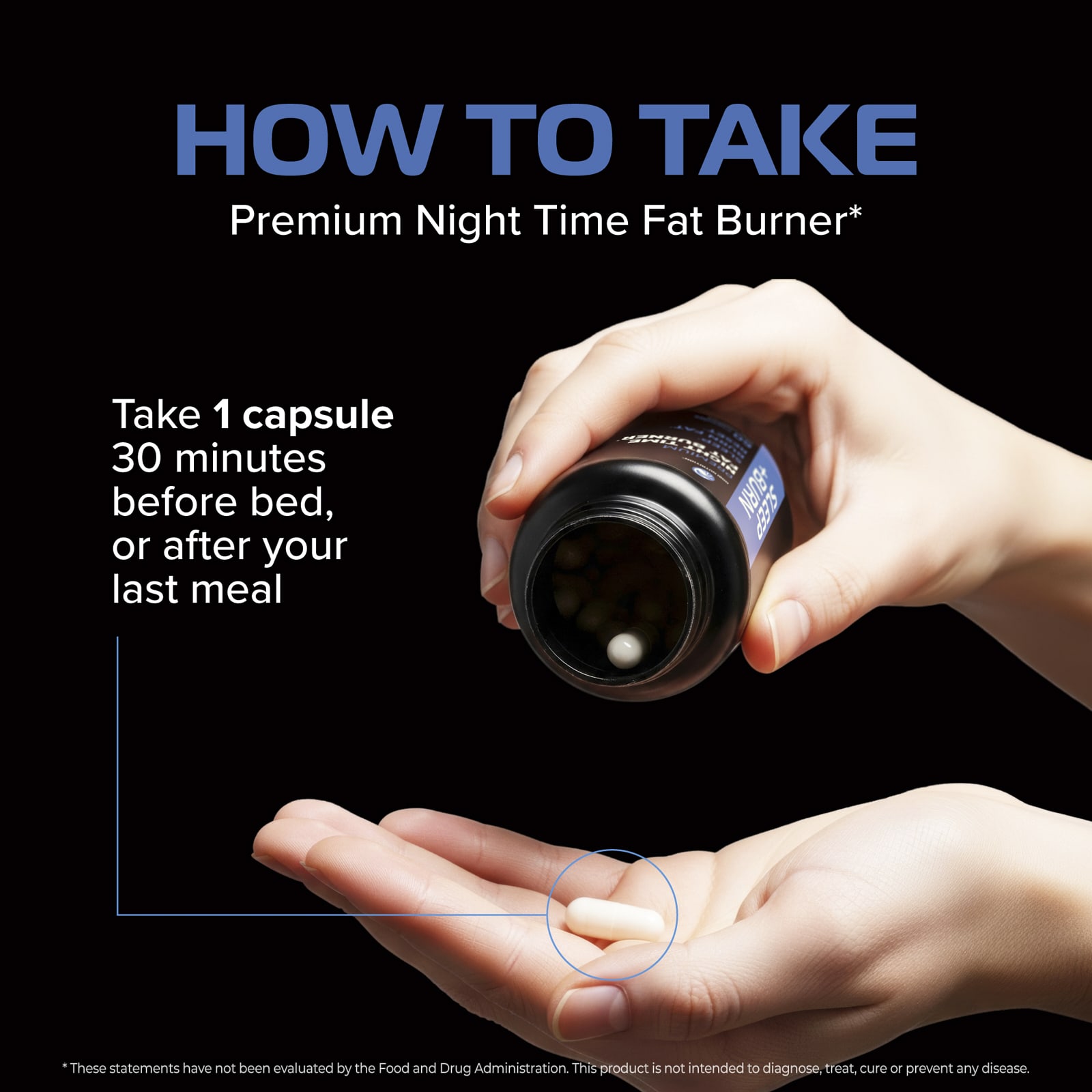 Nobi Nutrition Premium Night Time Fat Burner – 60 gélules — étiquette 4