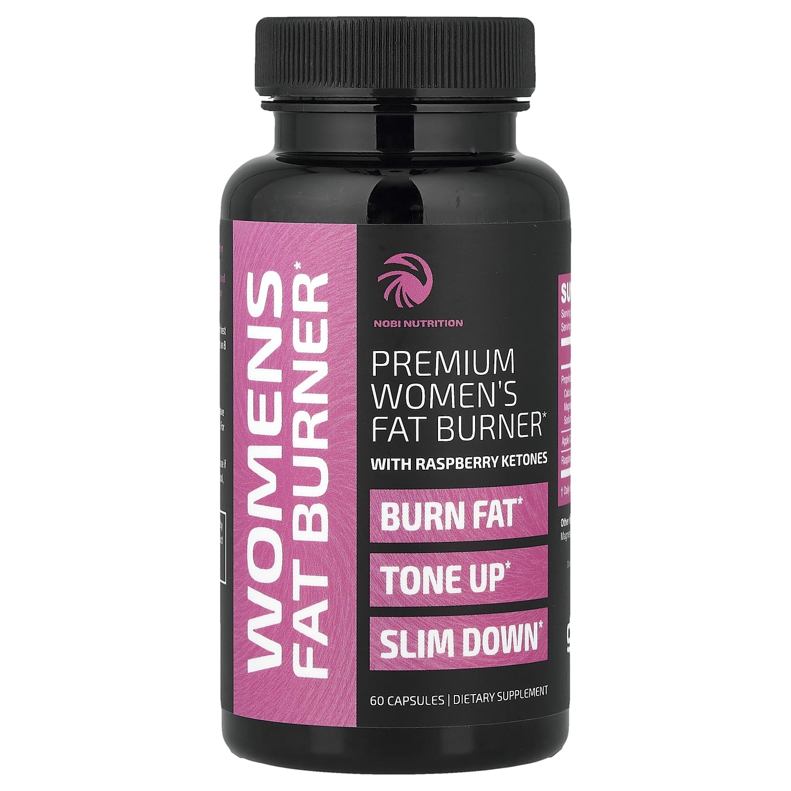 Nobi Nutrition Premium Women's Fat Burner with Raspberry Ketones – Premium Women's Fat Burner with Raspberry Ketones – 60 gélules — Tunisie