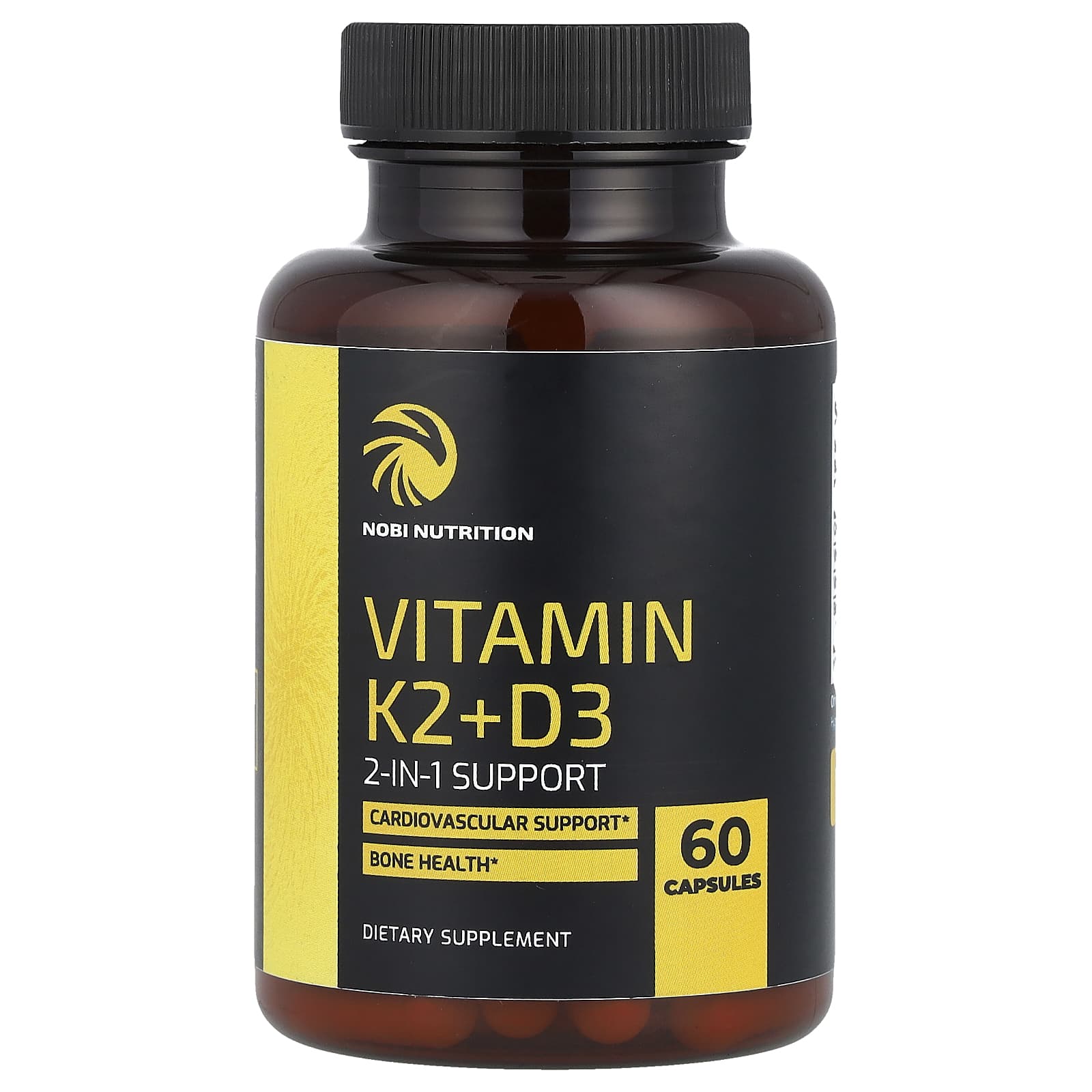 Nobi Nutrition Vitamin K2 + D3 – 60 gélules — Tunisie