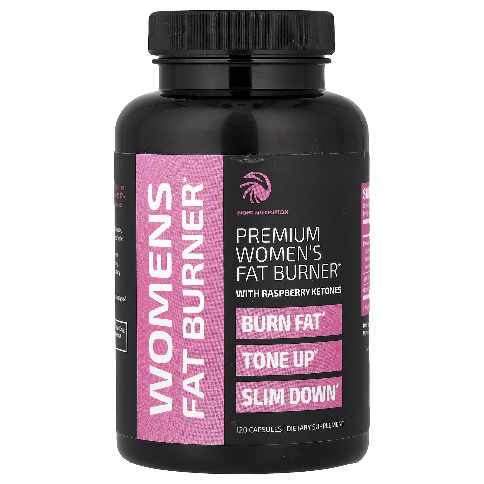 Nobi Nutrition Premium Women's Fat Burner with Raspberry Ketones – Premium Women's Fat Burner with Raspberry Ketones – 120 gélules — Tunisie