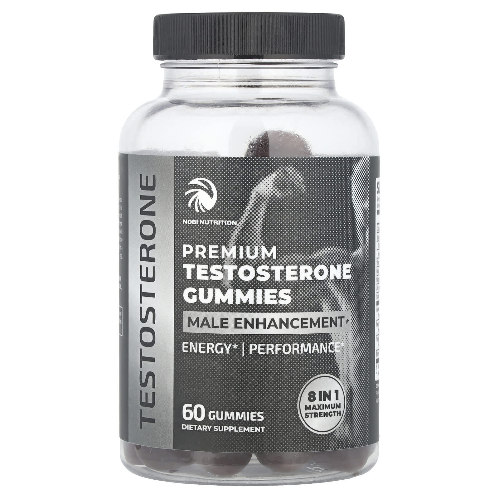 Nobi Nutrition Premium Testosterone Gummies – 60 gommes — Tunisie